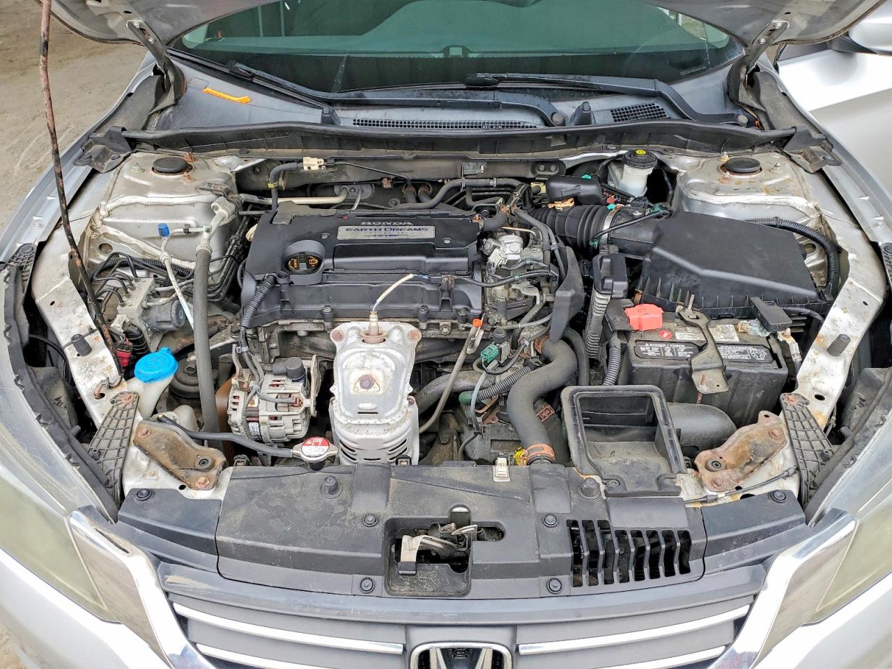 2013 Honda Accord Lx Silver vin: 1HGCR2F30DA029855
