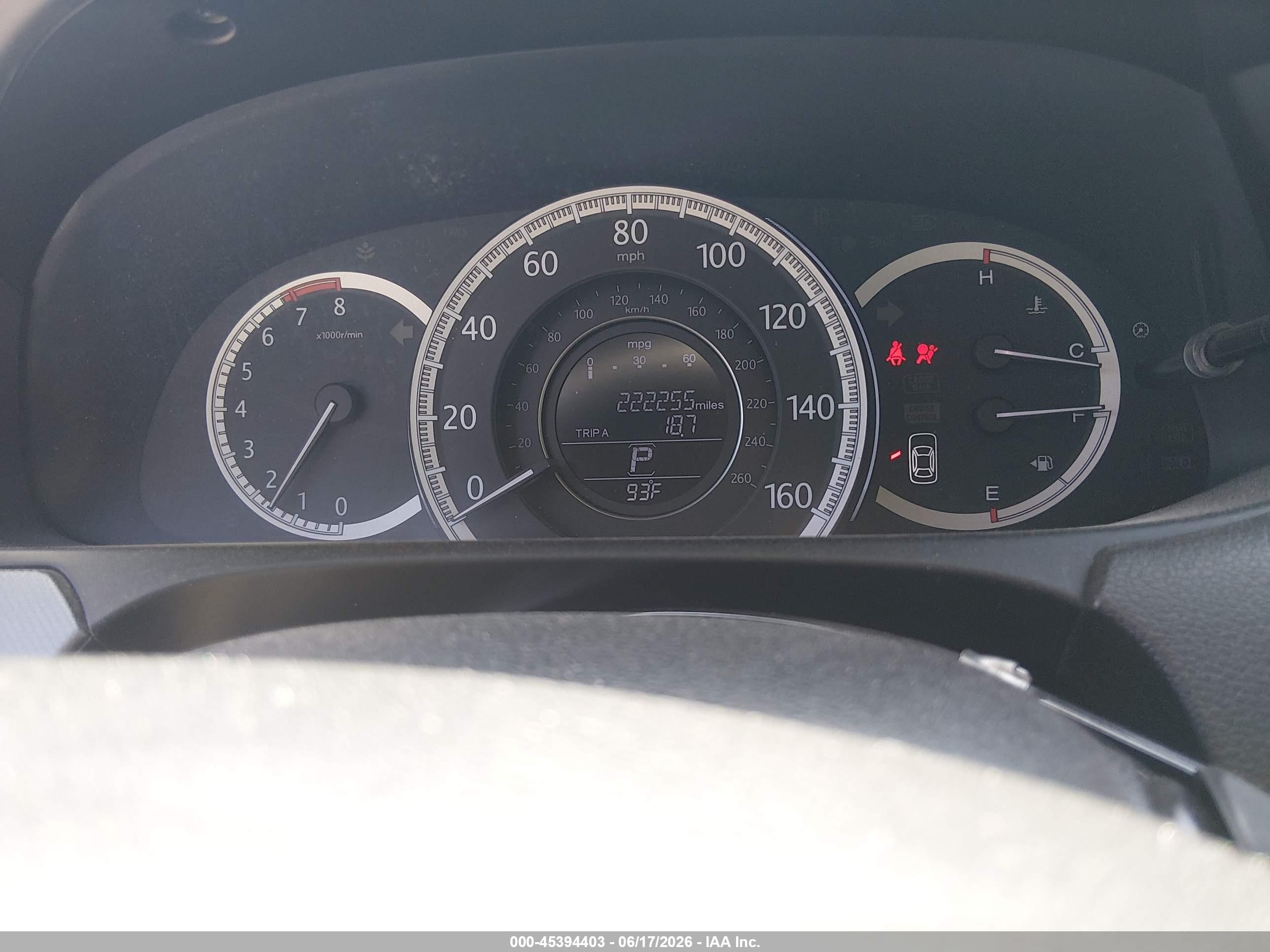 2013 Honda Accord Lx Blue vin: 1HGCR2F30DA035798