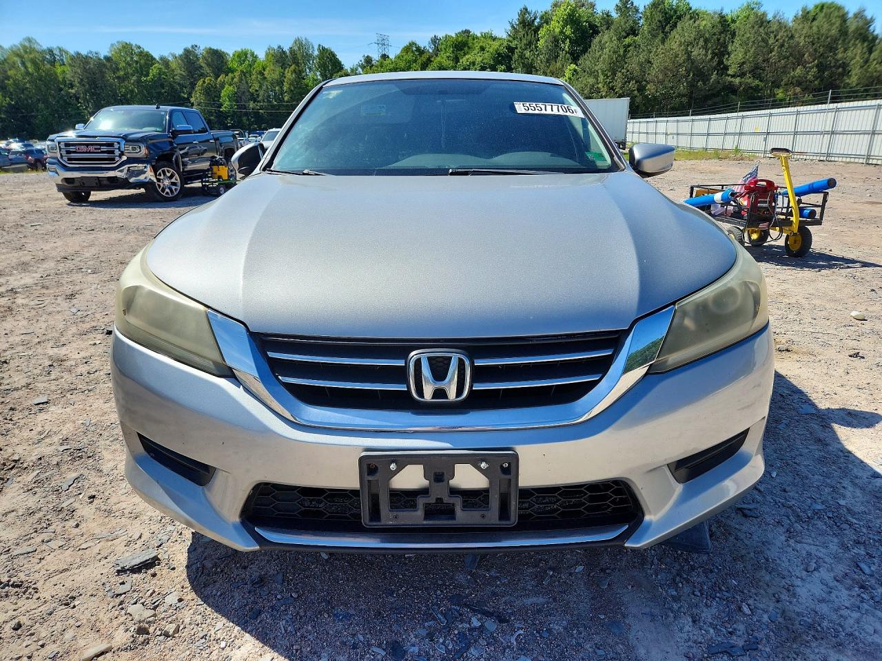 2013 Honda Accord Lx Silver vin: 1HGCR2F30DA042914