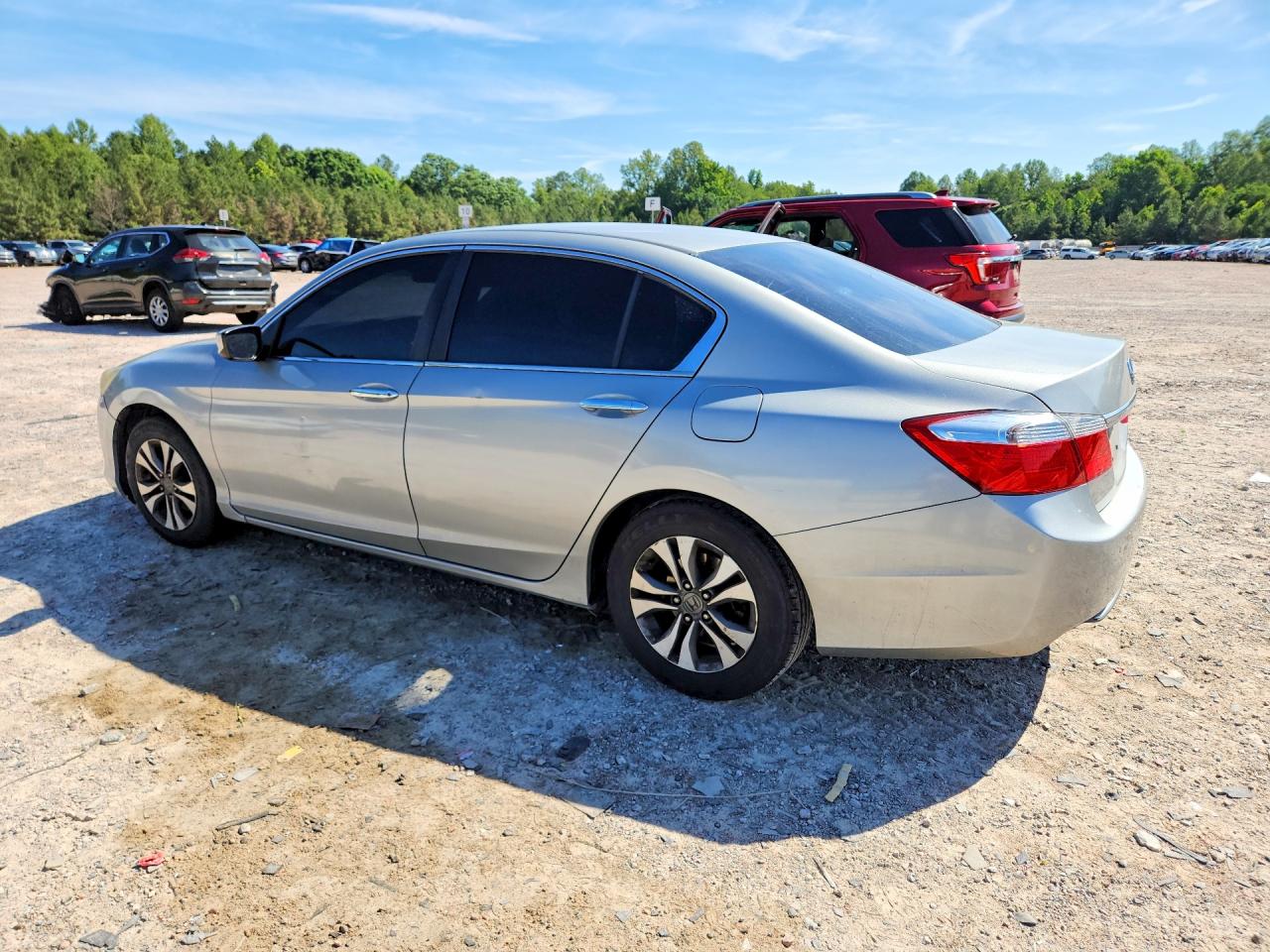 2013 Honda Accord Lx Silver vin: 1HGCR2F30DA042914