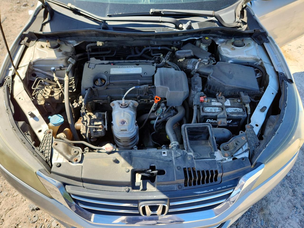2013 Honda Accord Lx Silver vin: 1HGCR2F30DA042914