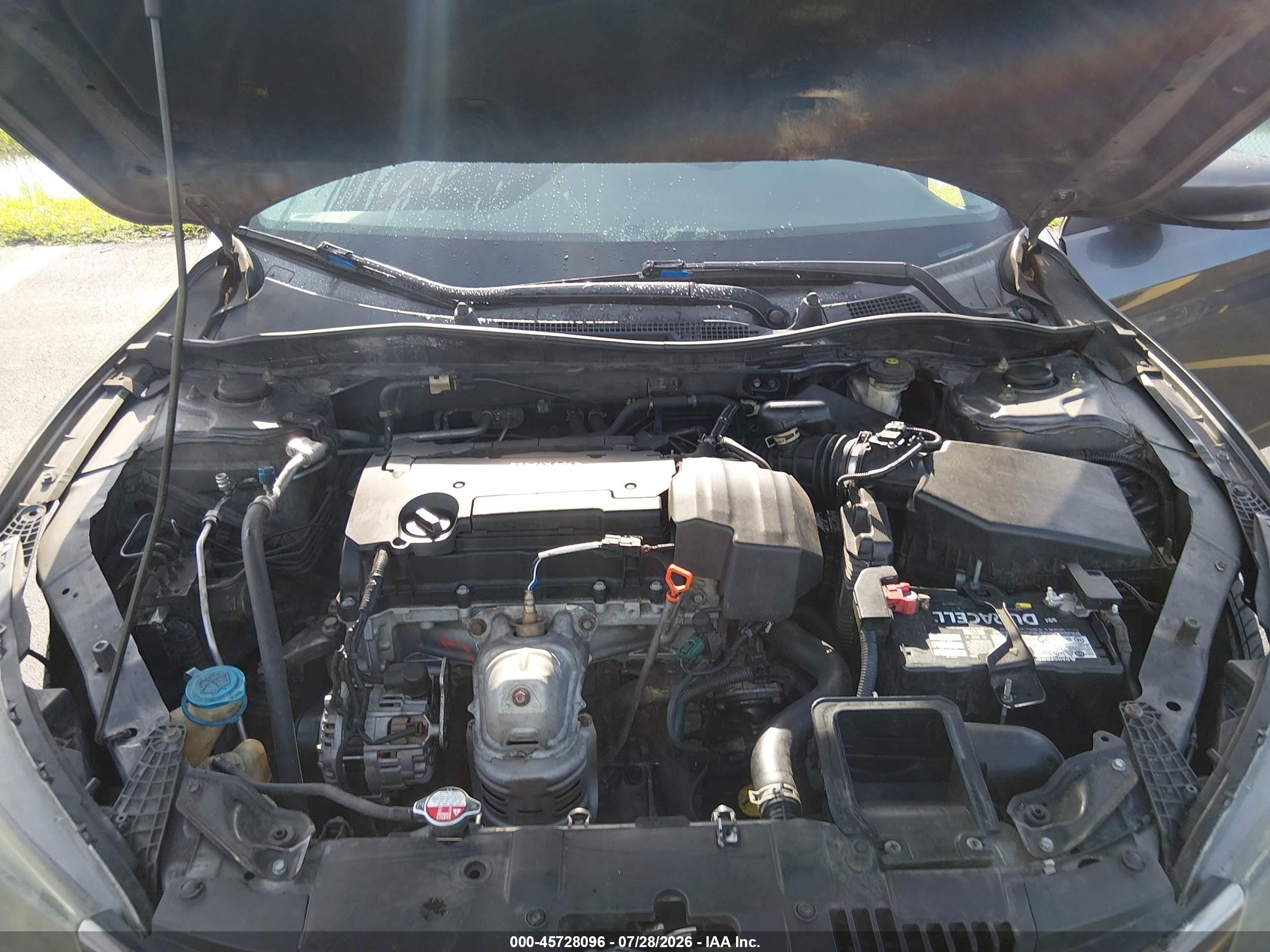 2013 Honda Accord Lx Gray vin: 1HGCR2F30DA055890