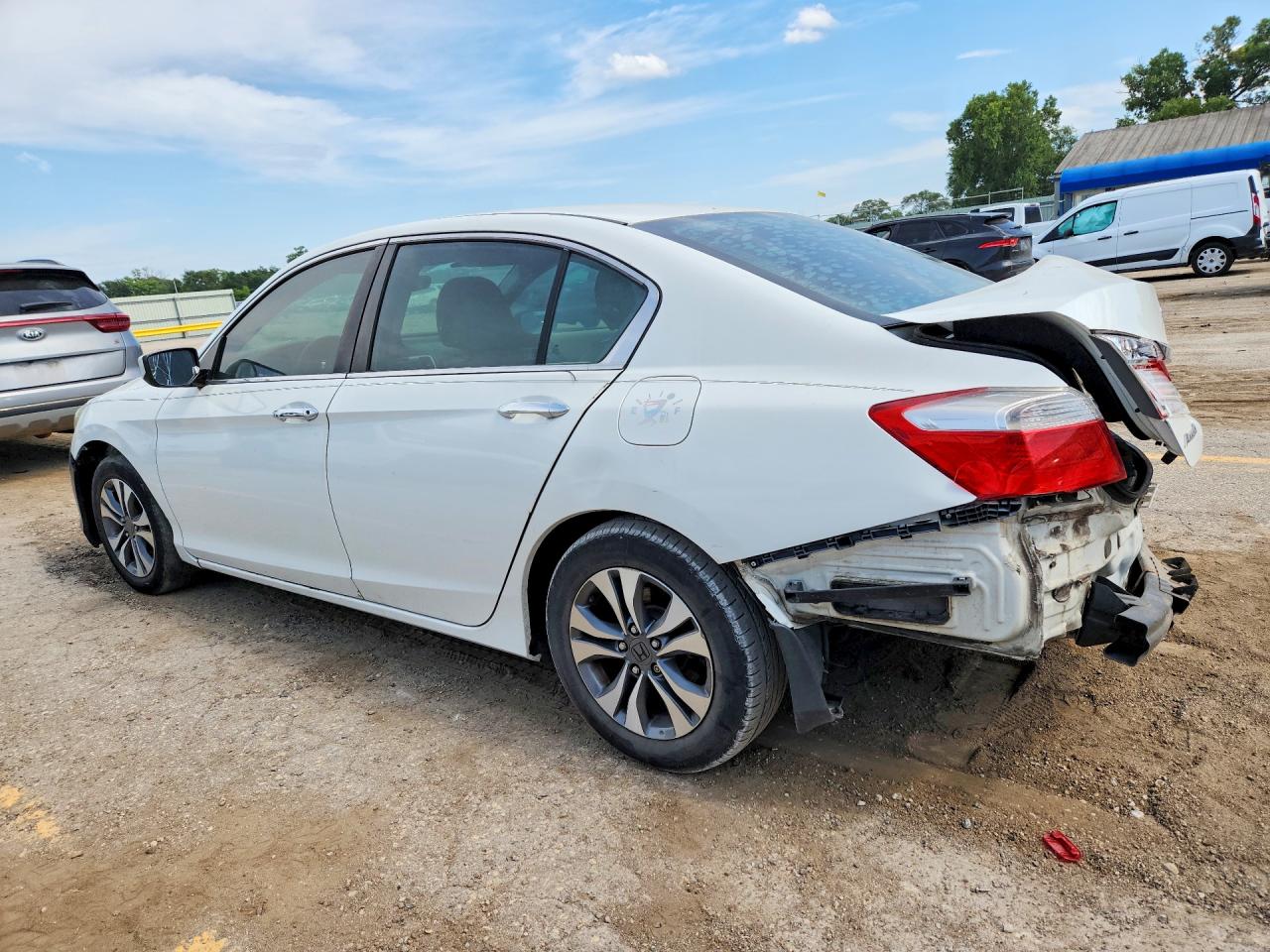 2013 Honda Accord Белый vin: 1HGCR2F30DA096388