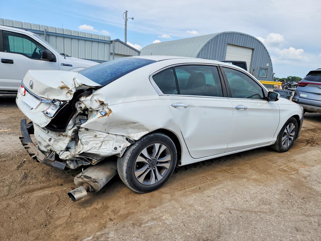 2013 Honda Accord Белый vin: 1HGCR2F30DA096388