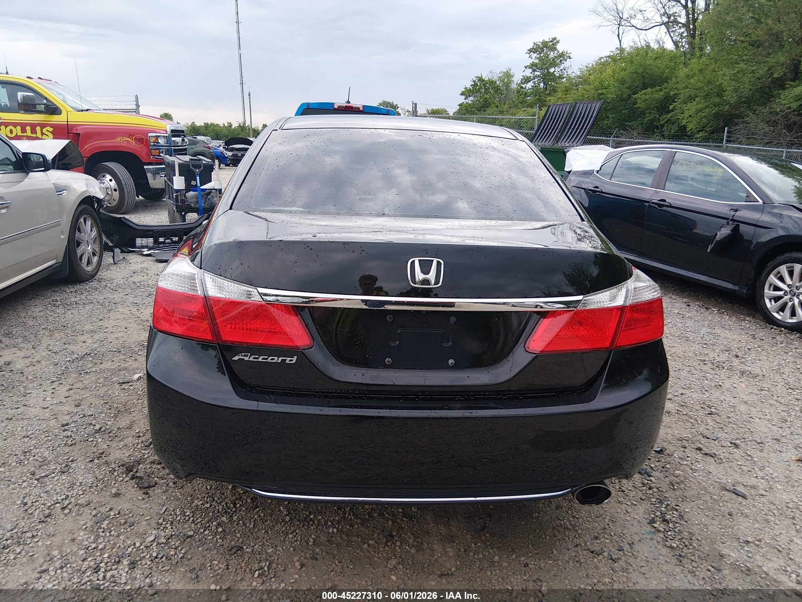 2013 Honda Accord Lx Black vin: 1HGCR2F30DA123816