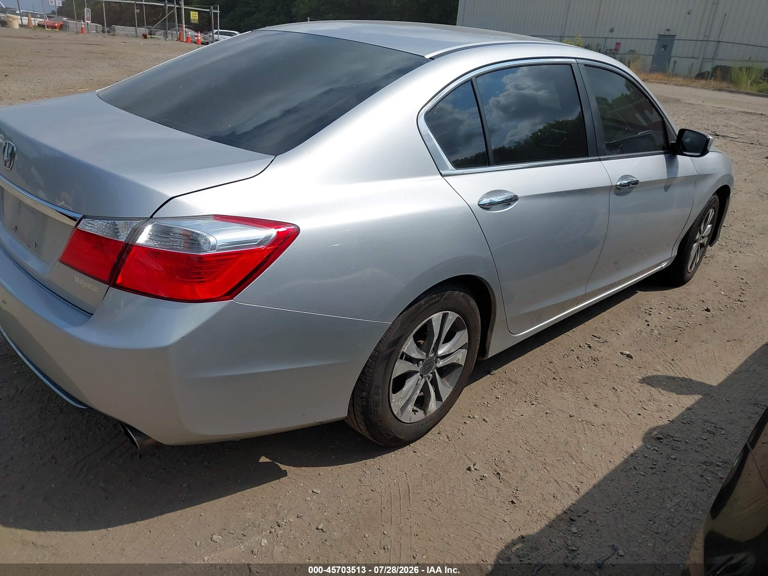 2013 Honda Accord Lx Silver vin: 1HGCR2F30DA129096