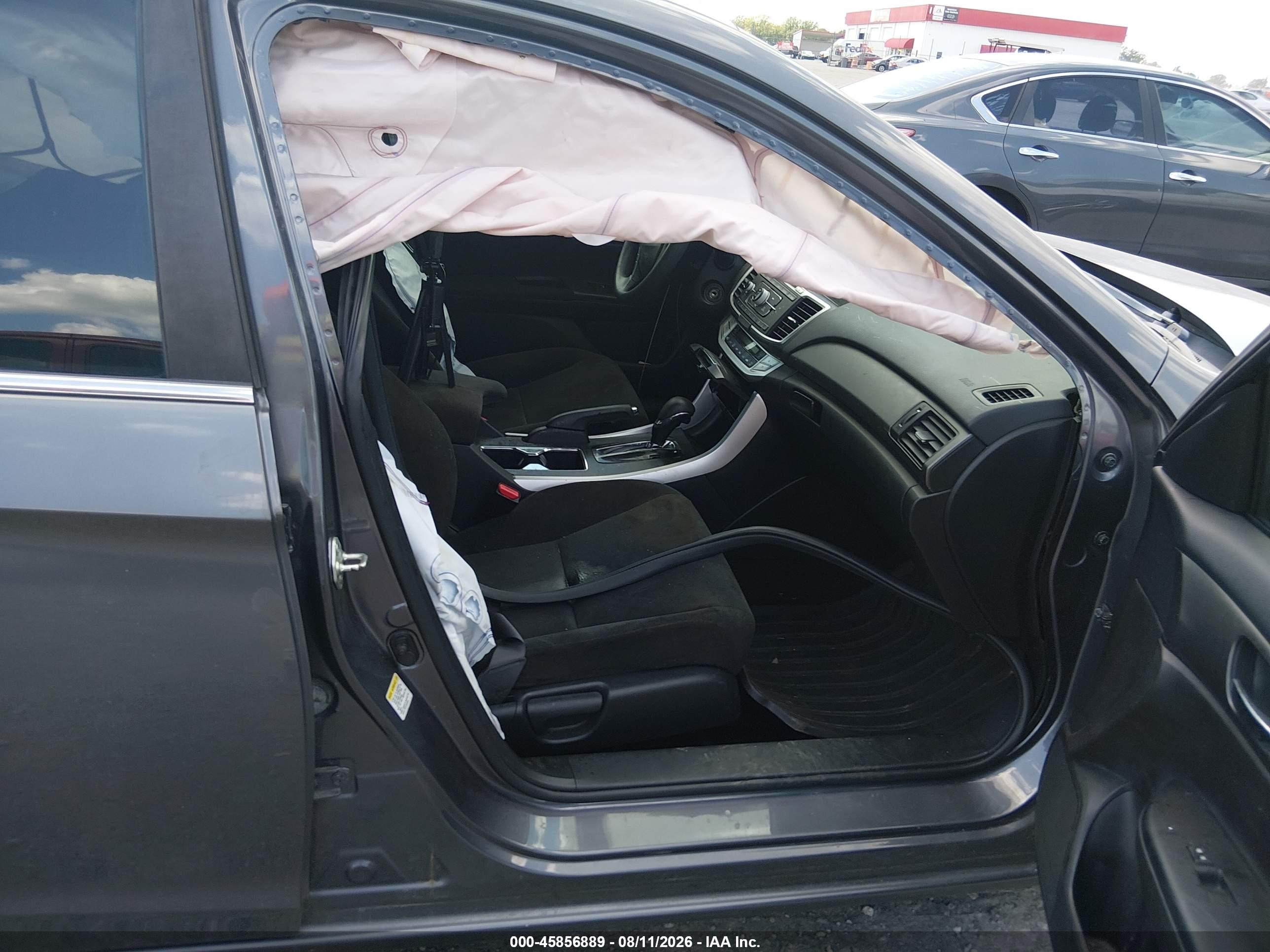 2013 Honda Accord Lx Gray vin: 1HGCR2F30DA130605