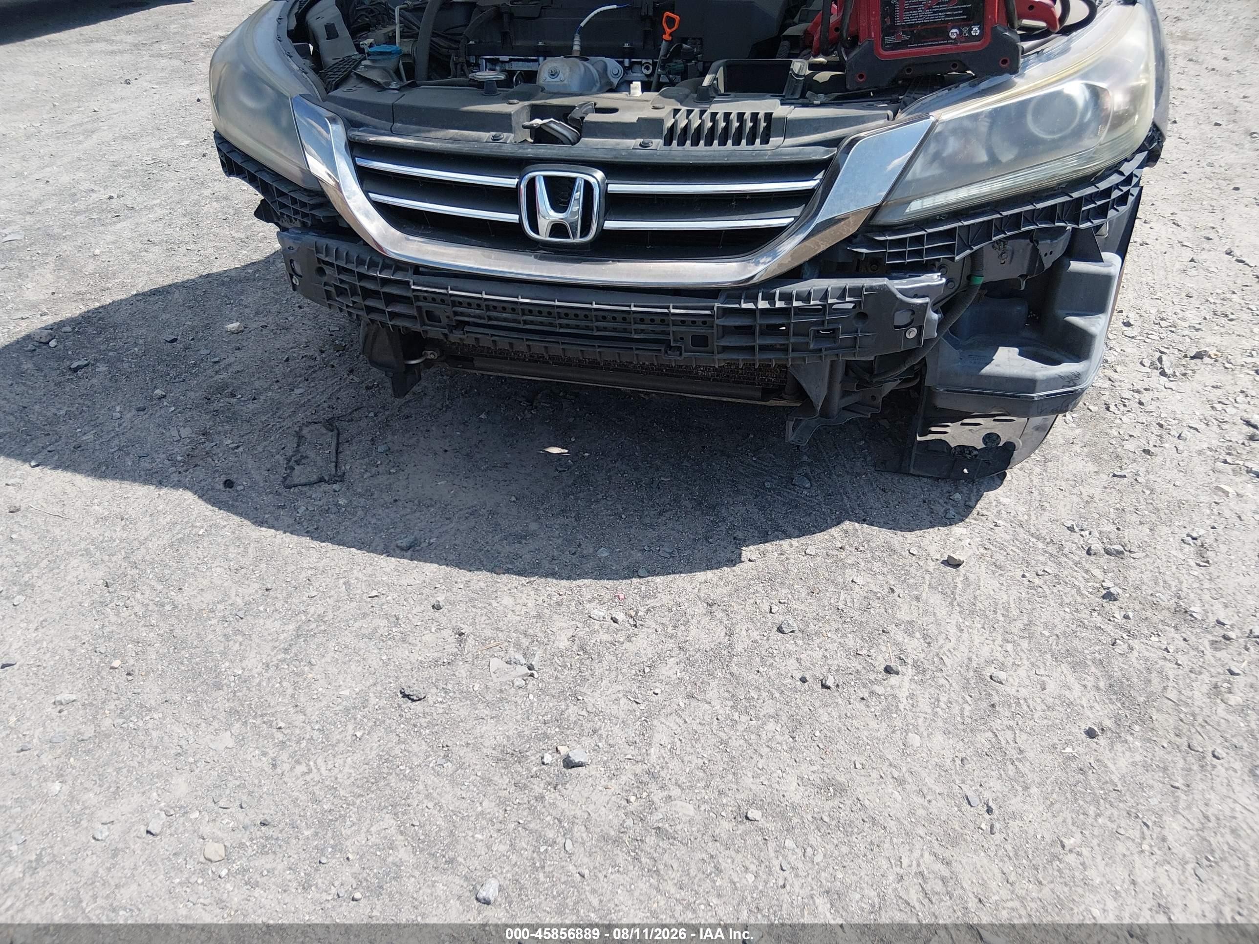 2013 Honda Accord Lx Gray vin: 1HGCR2F30DA130605