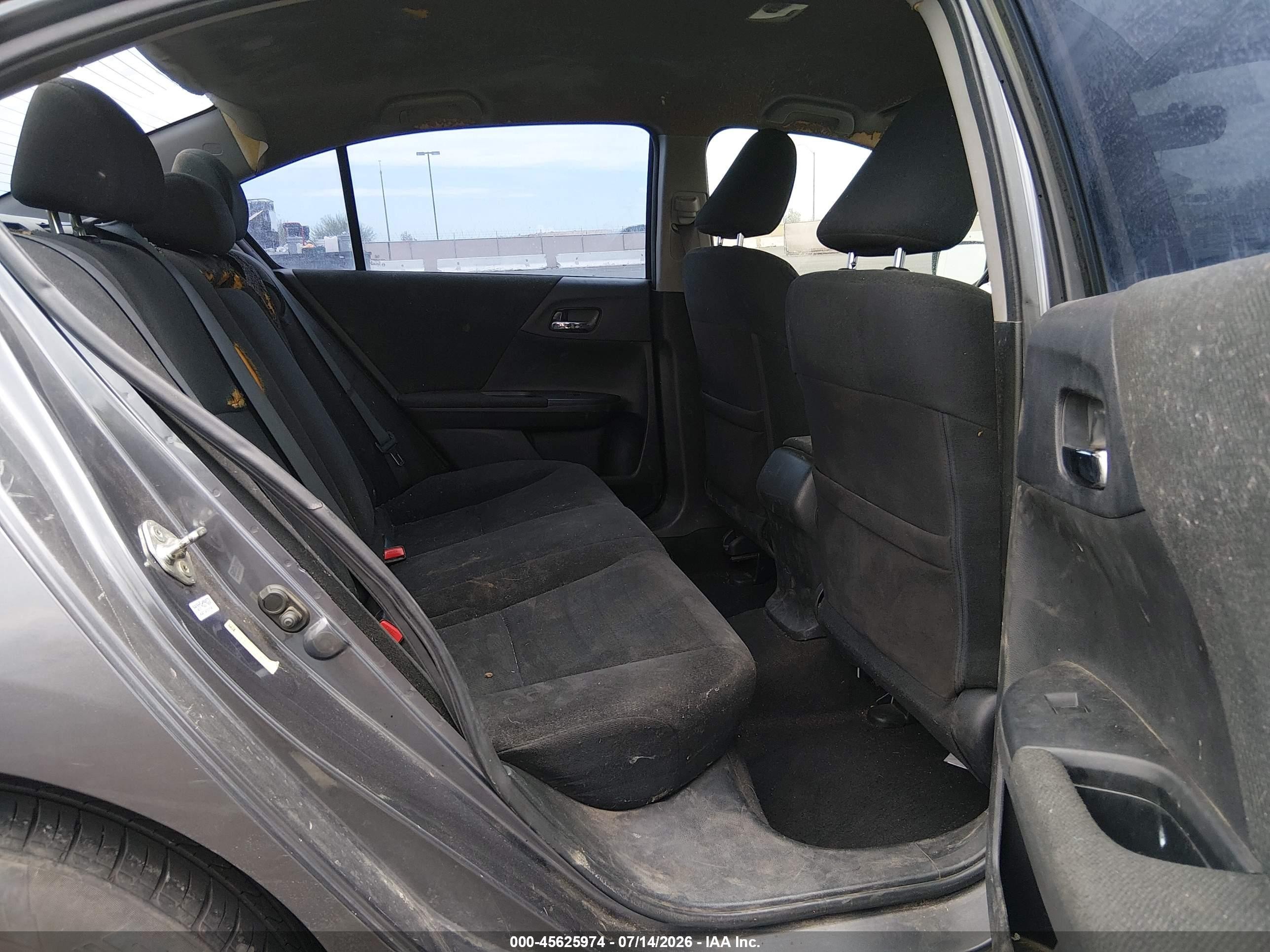 2013 Honda Accord Lx Gray vin: 1HGCR2F30DA143984