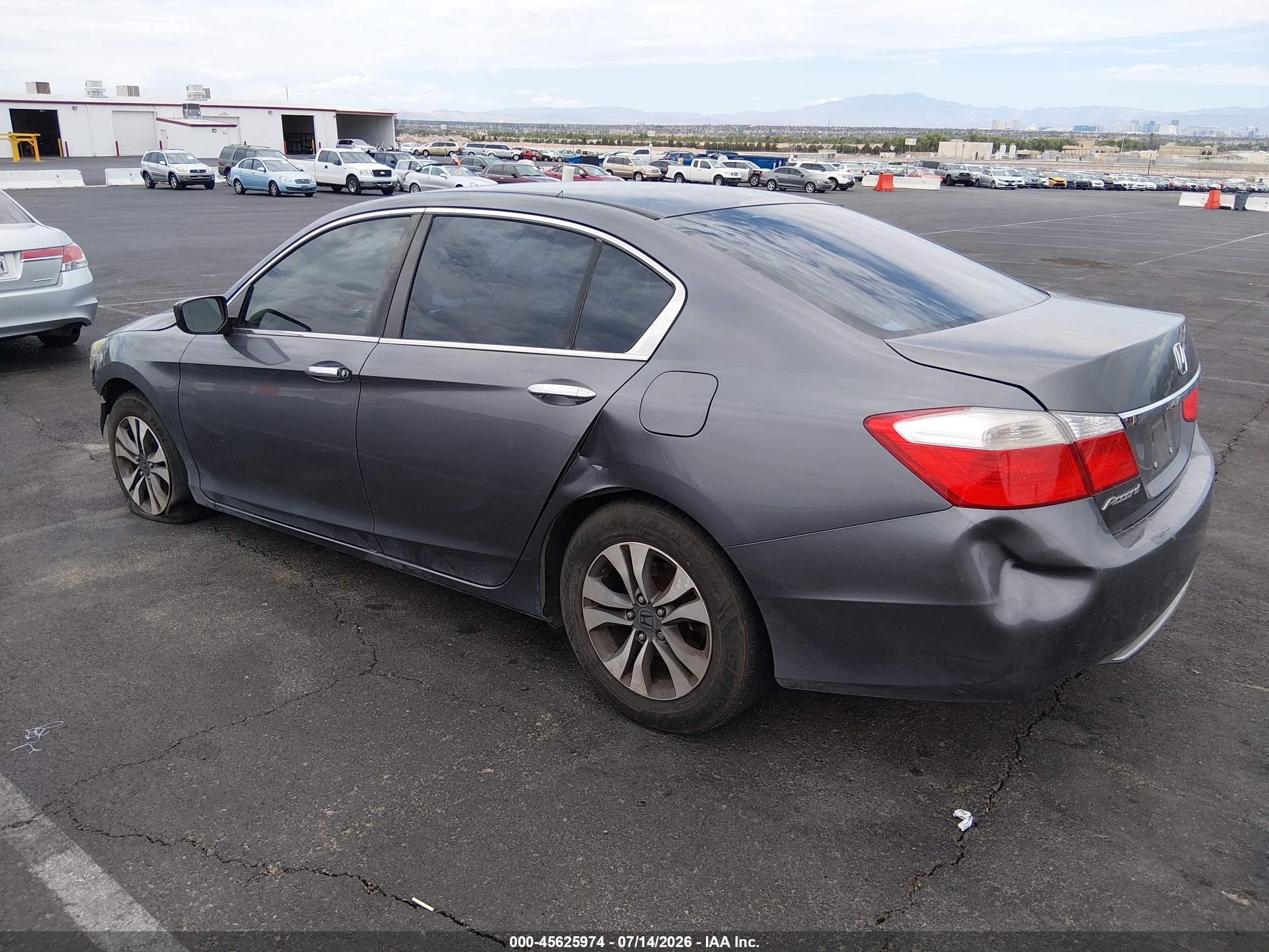 2013 Honda Accord Lx Gray vin: 1HGCR2F30DA143984