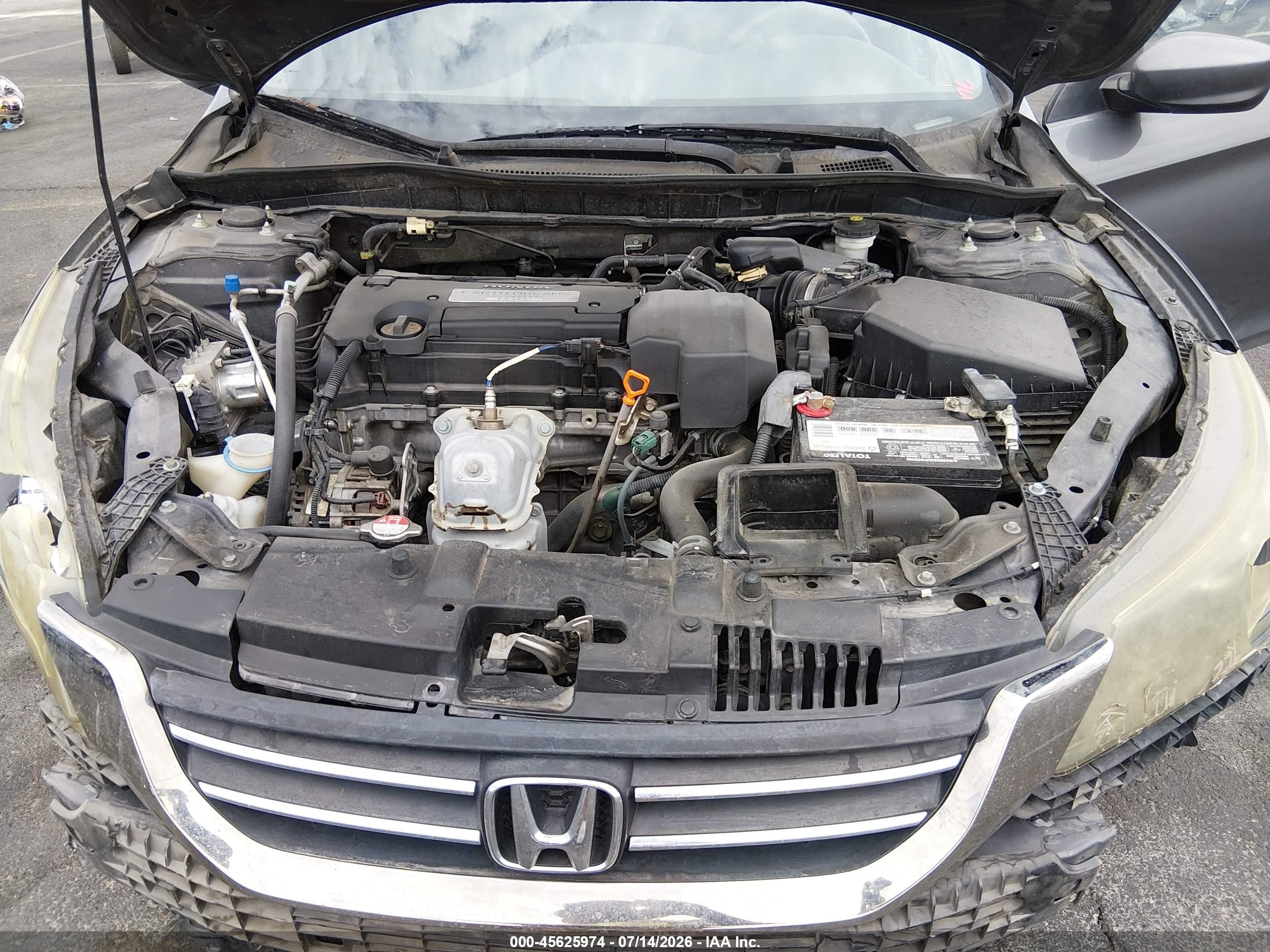 2013 Honda Accord Lx Gray vin: 1HGCR2F30DA143984