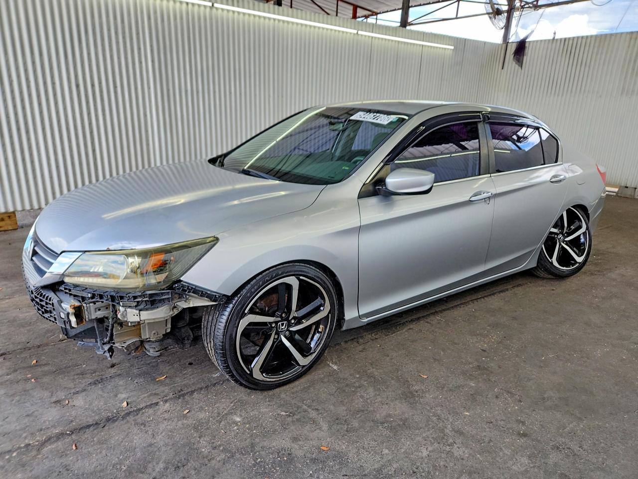 2013 Honda Accord Lx Silver vin: 1HGCR2F30DA144794