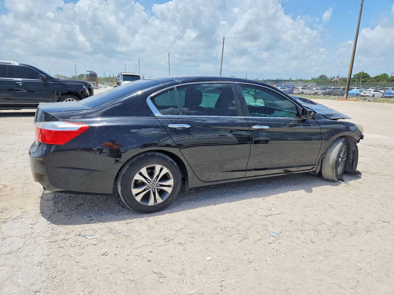 2013 Honda Accord Lx Черный vin: 1HGCR2F30DA170540