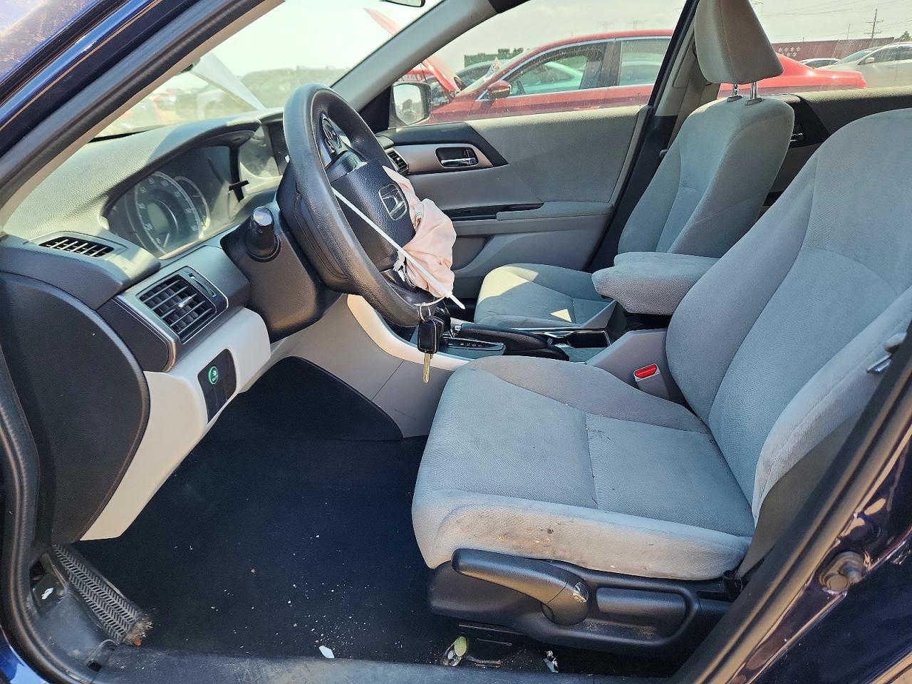 2013 Honda Accord Lx Blue vin: 1HGCR2F30DA183613