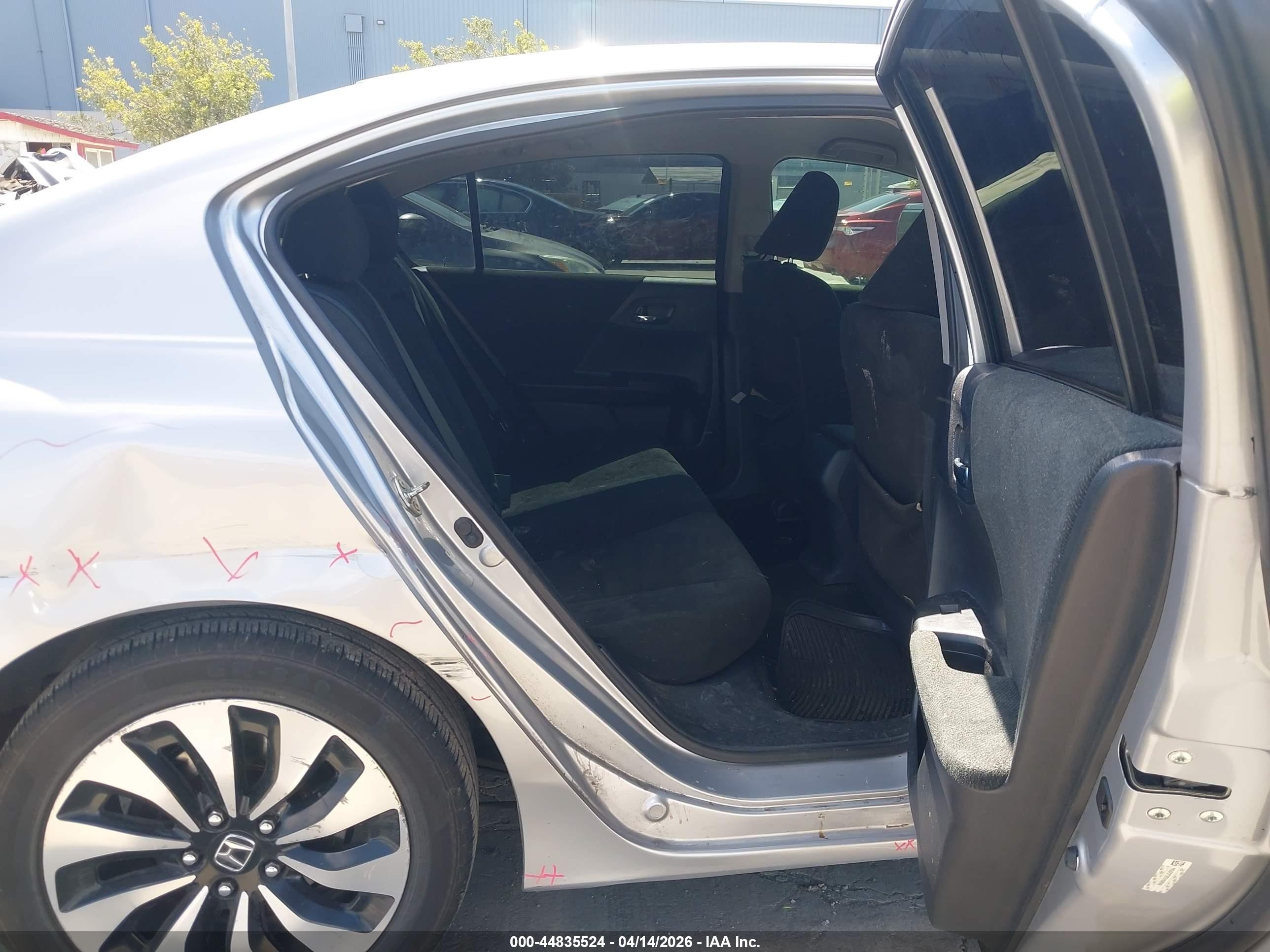 2013 Honda Accord Lx Gray vin: 1HGCR2F30DA198998