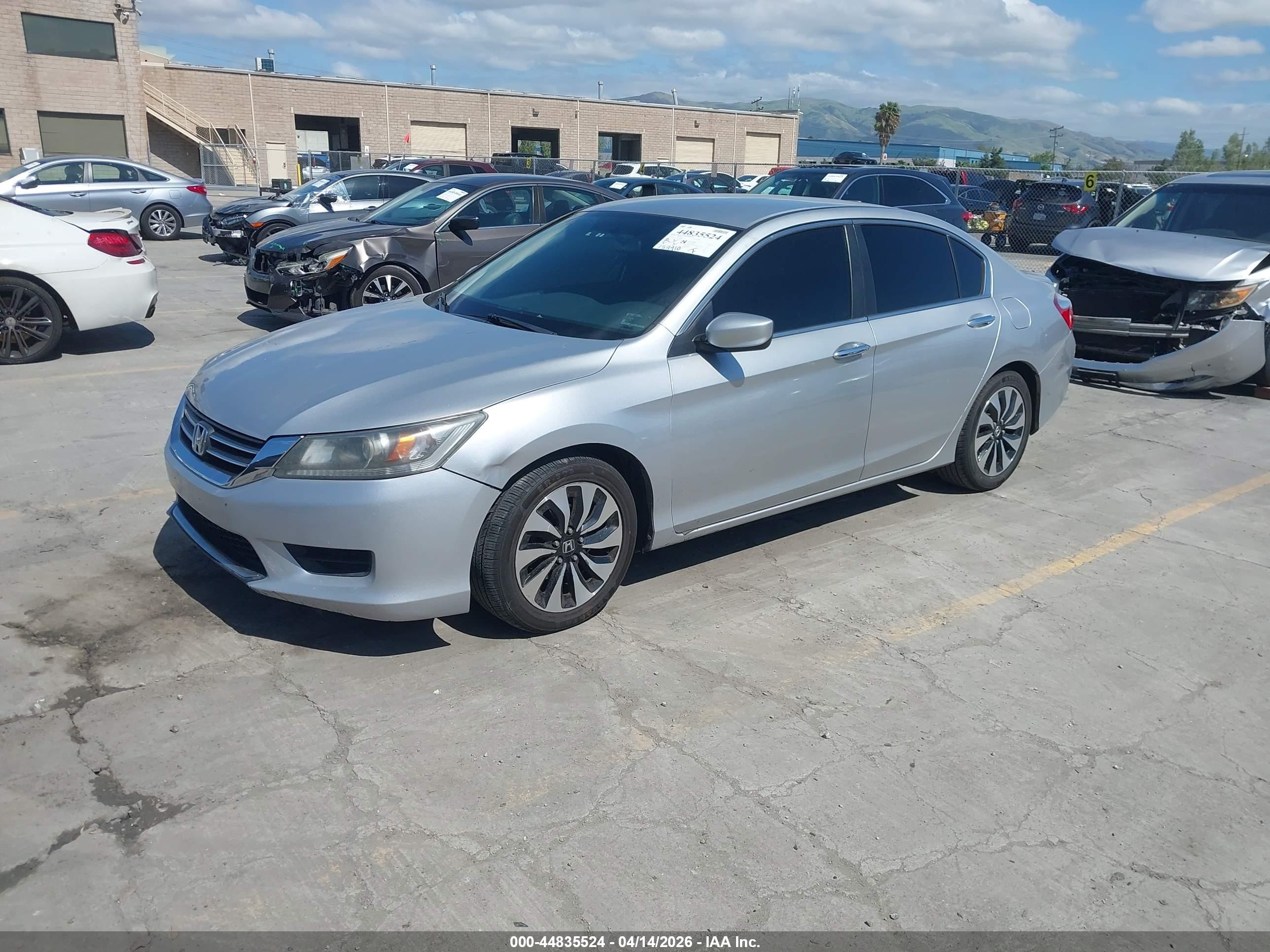 2013 Honda Accord Lx Gray vin: 1HGCR2F30DA198998