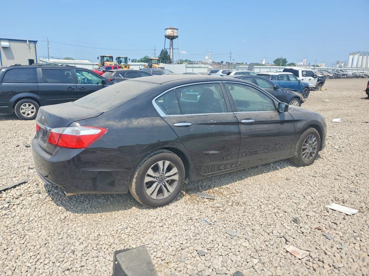 2013 Honda Accord Lx Black vin: 1HGCR2F30DA205710