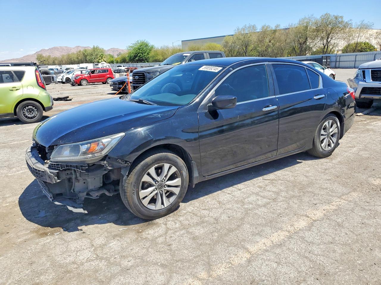 2013 Honda Accord Lx Black vin: 1HGCR2F30DA219204