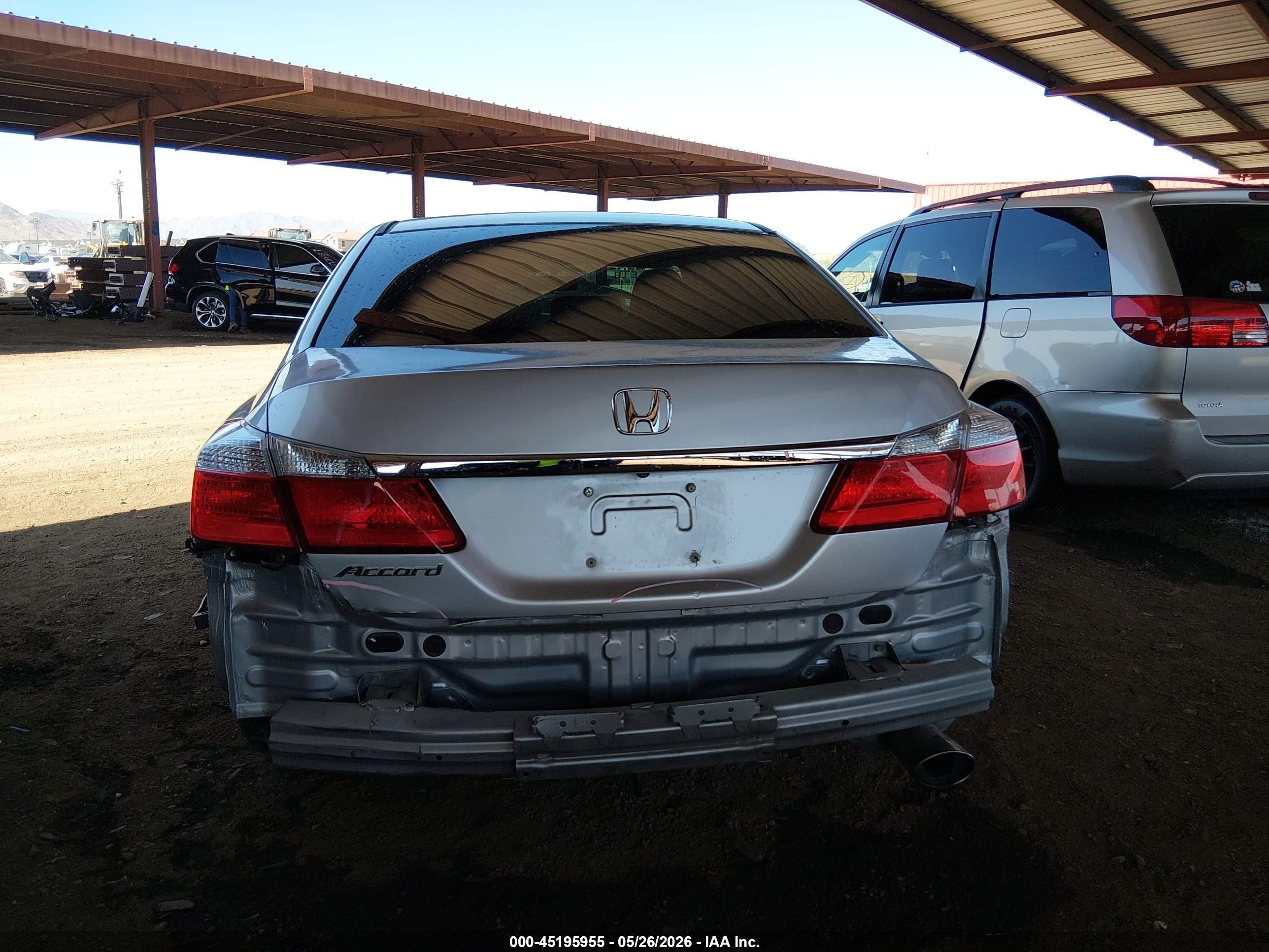 2013 Honda Accord Lx Silver vin: 1HGCR2F30DA254955