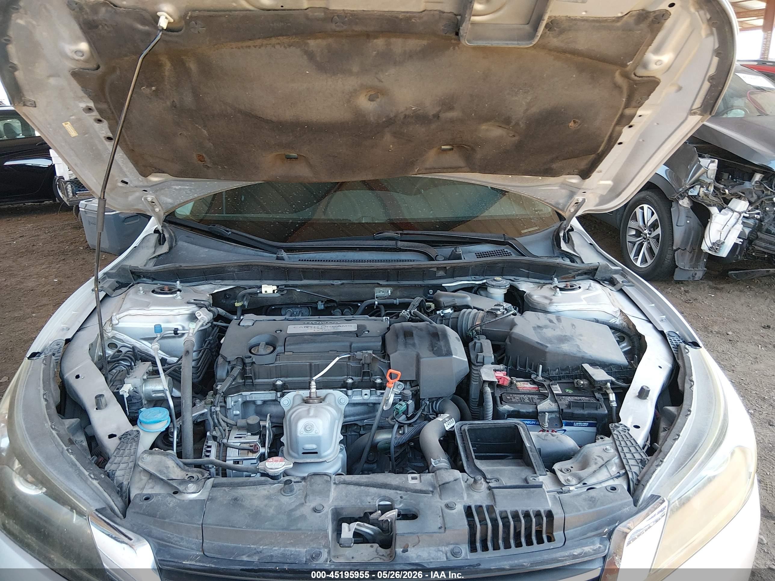 2013 Honda Accord Lx Silver vin: 1HGCR2F30DA254955