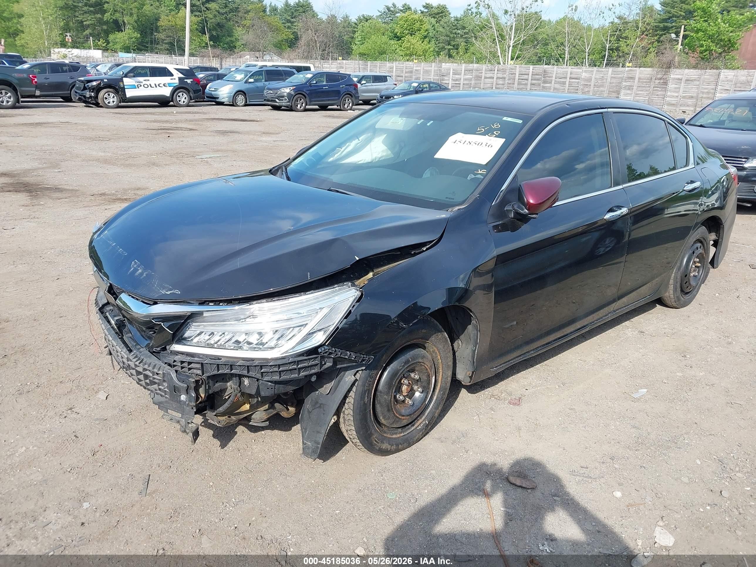 2013 Honda Accord Lx Black vin: 1HGCR2F30DA259685