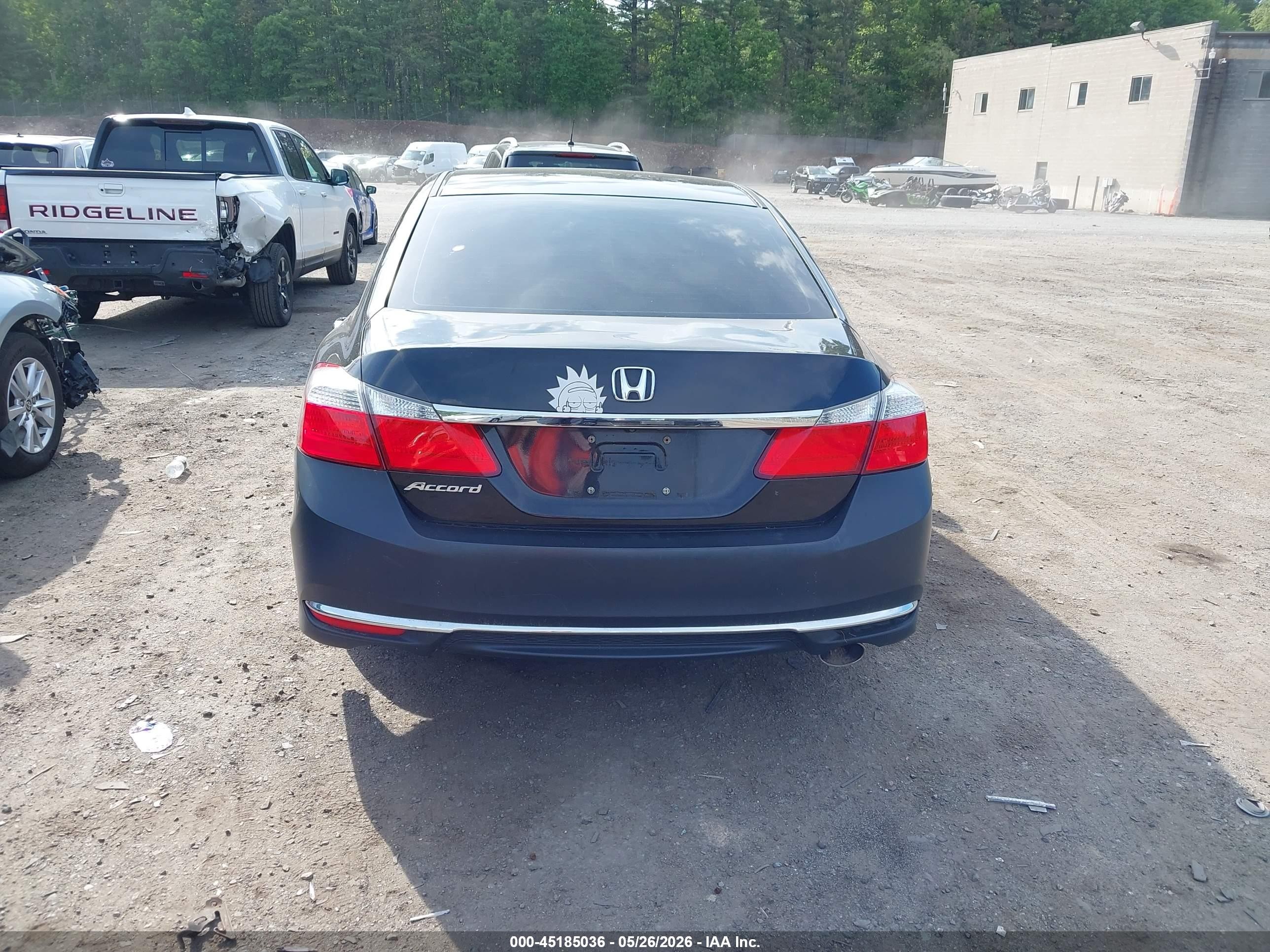 2013 Honda Accord Lx Black vin: 1HGCR2F30DA259685