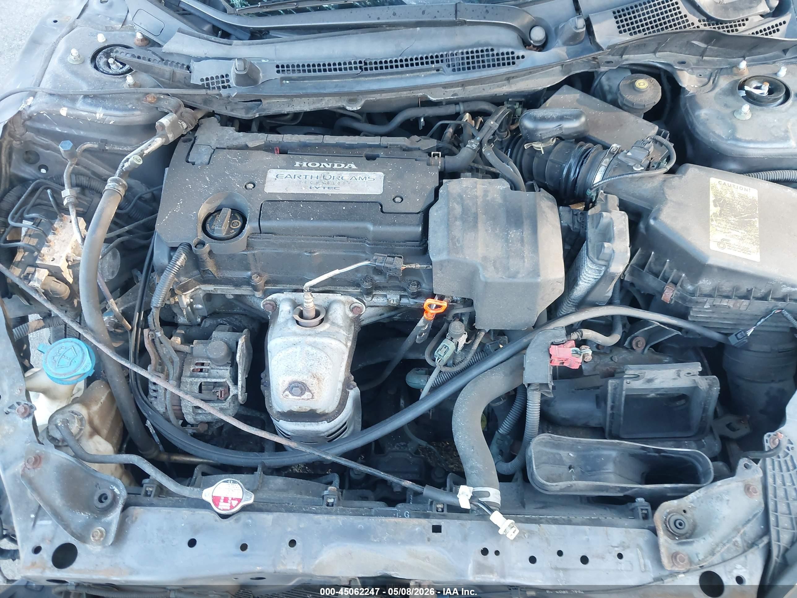 2013 Honda Accord Lx Gray vin: 1HGCR2F30DA271027