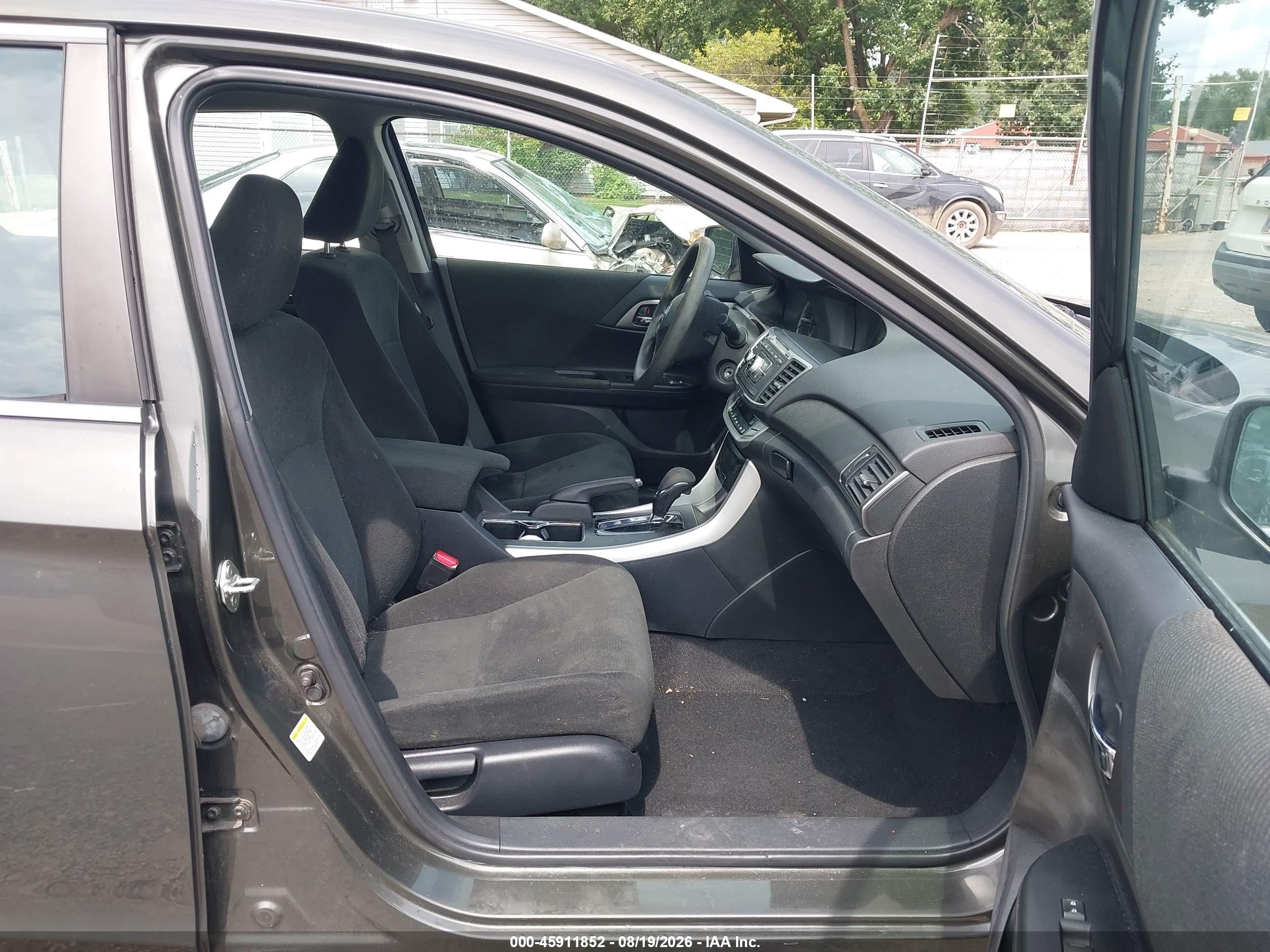 2013 Honda Accord Lx Gray vin: 1HGCR2F30DA271366