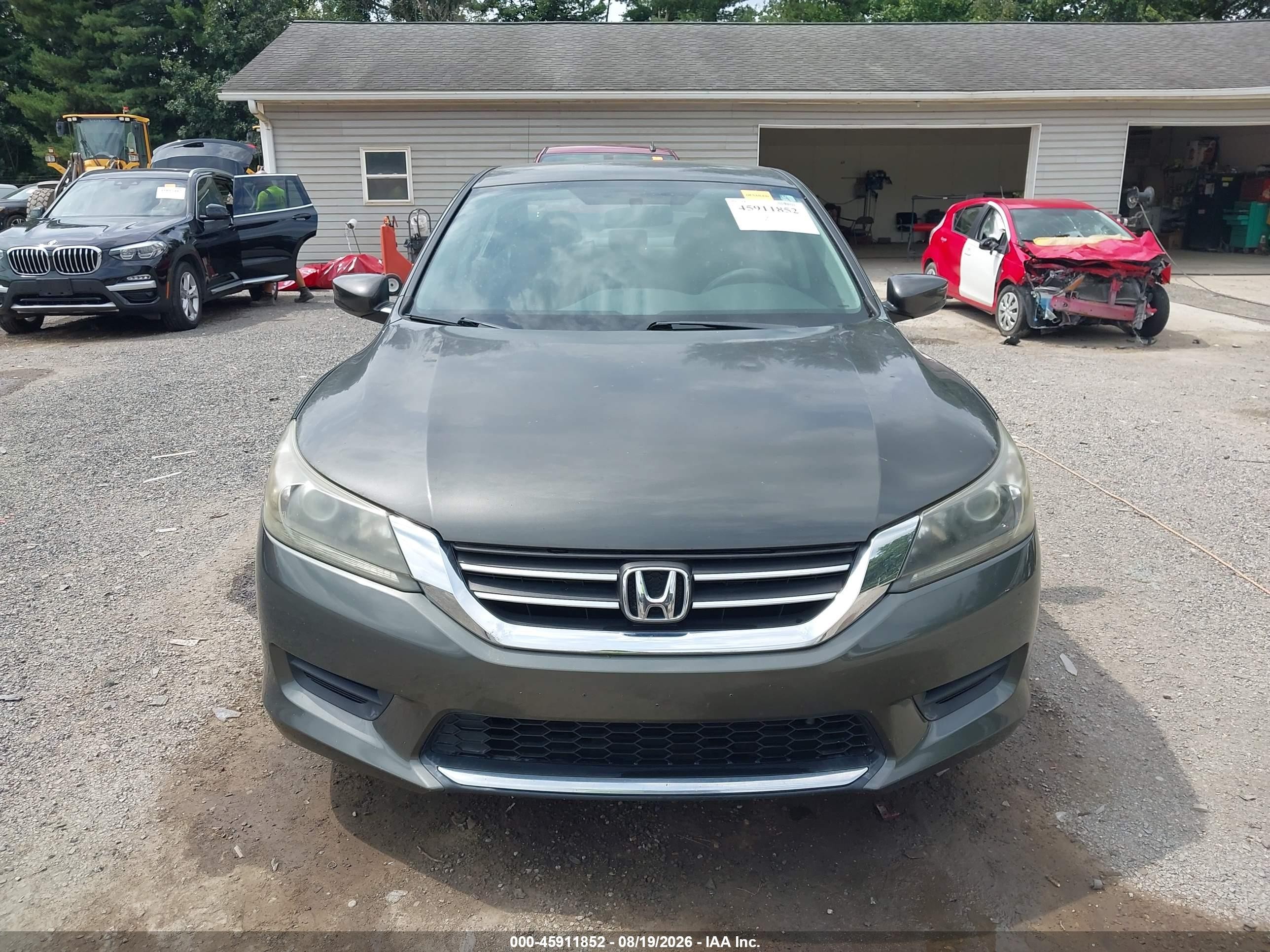 2013 Honda Accord Lx Gray vin: 1HGCR2F30DA271366