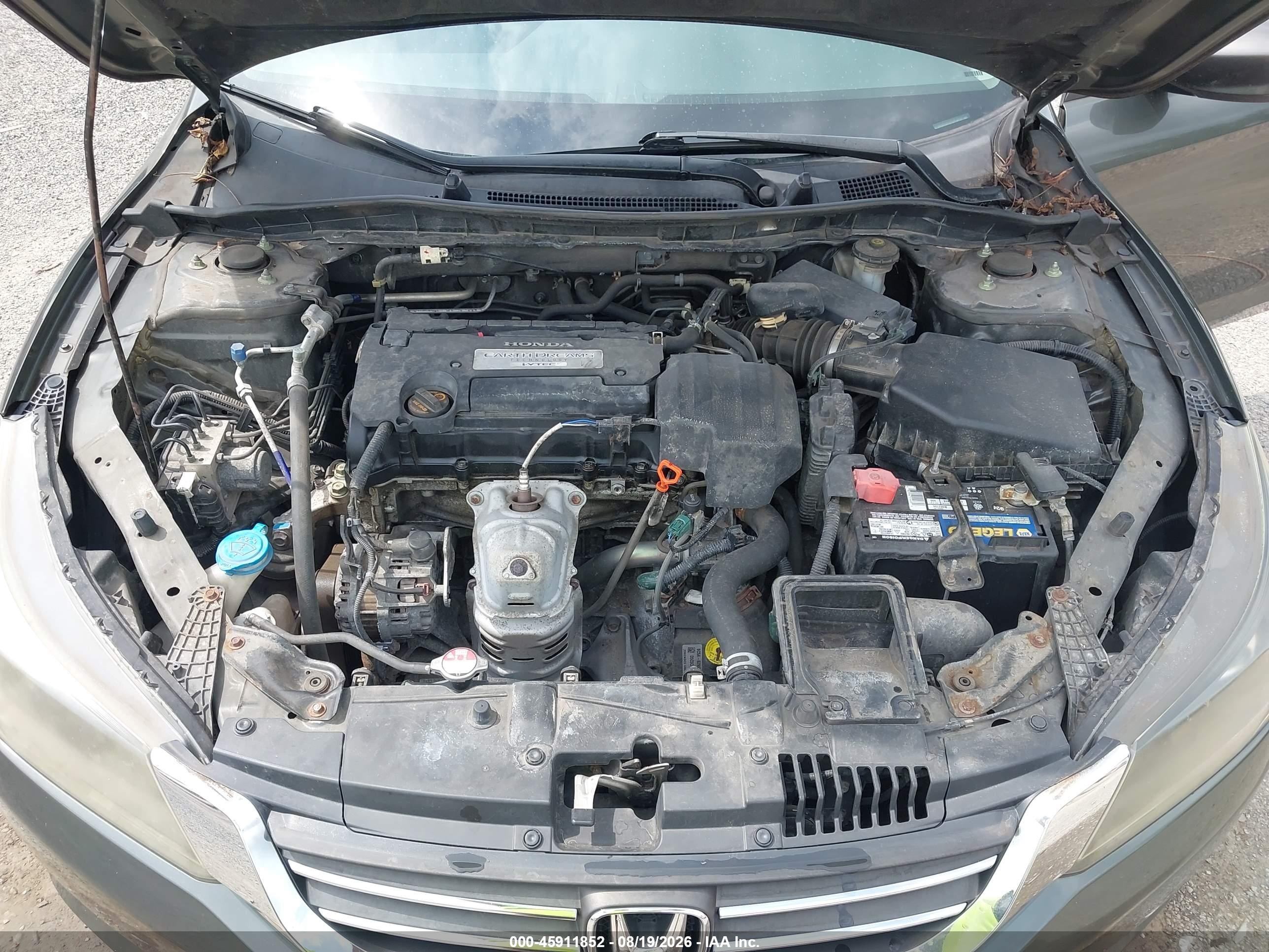 2013 Honda Accord Lx Gray vin: 1HGCR2F30DA271366