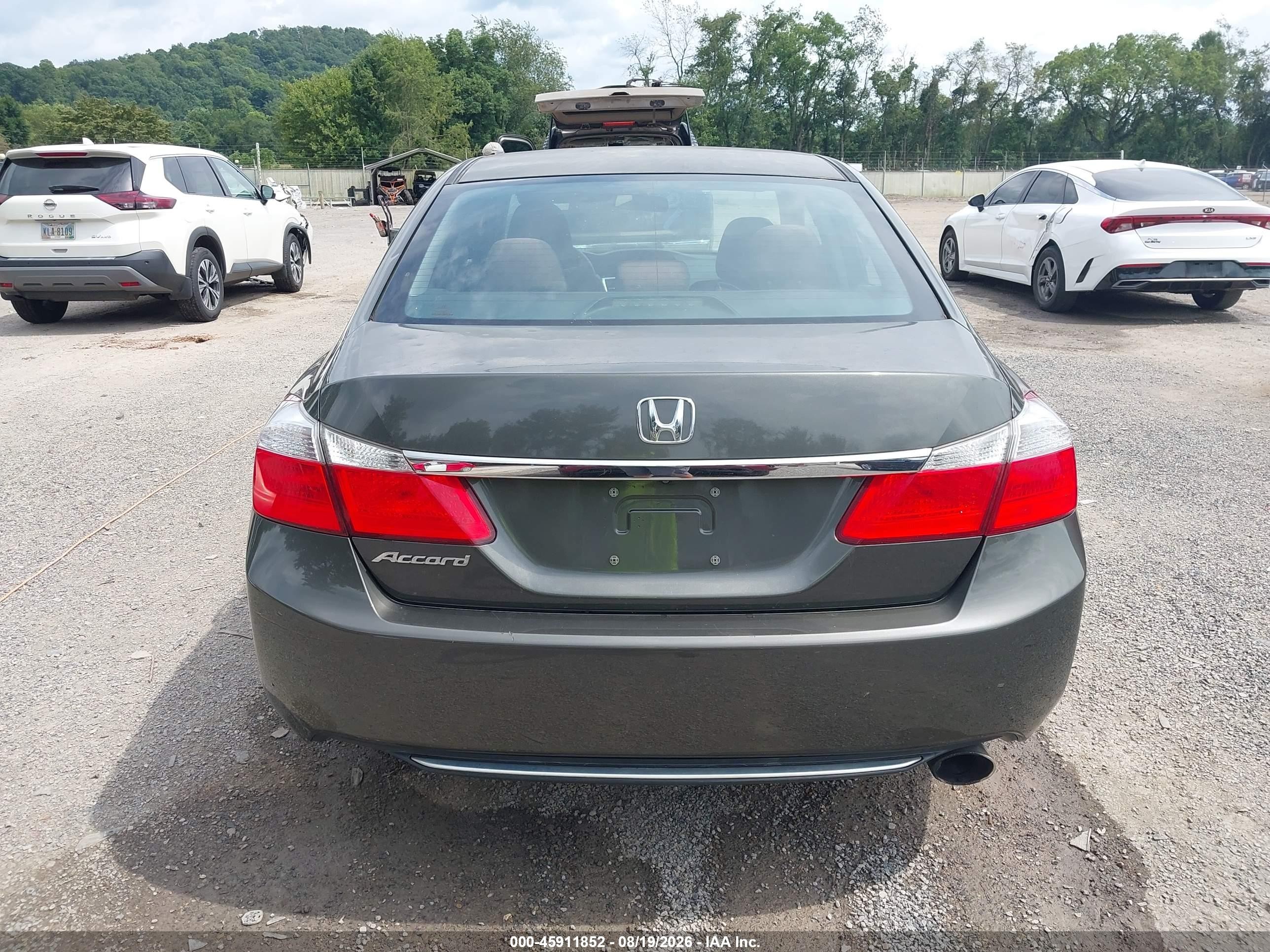 2013 Honda Accord Lx Gray vin: 1HGCR2F30DA271366