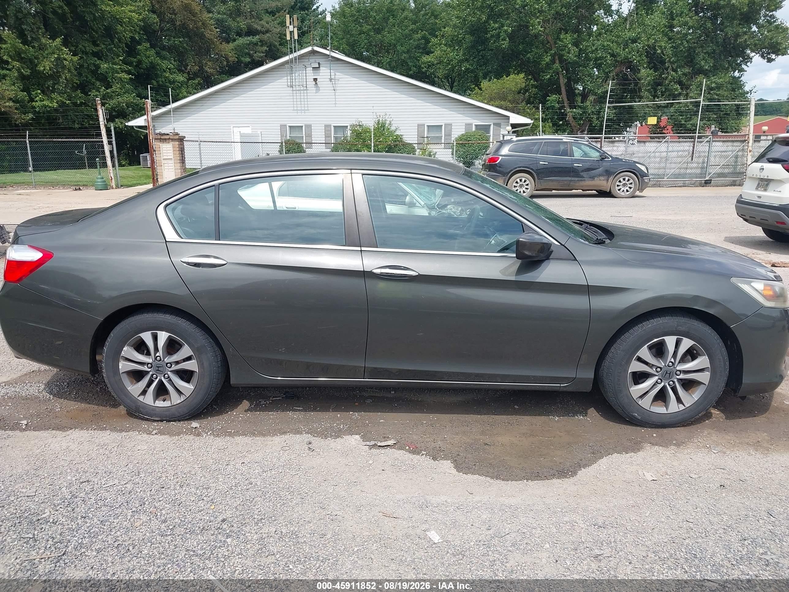 2013 Honda Accord Lx Gray vin: 1HGCR2F30DA271366