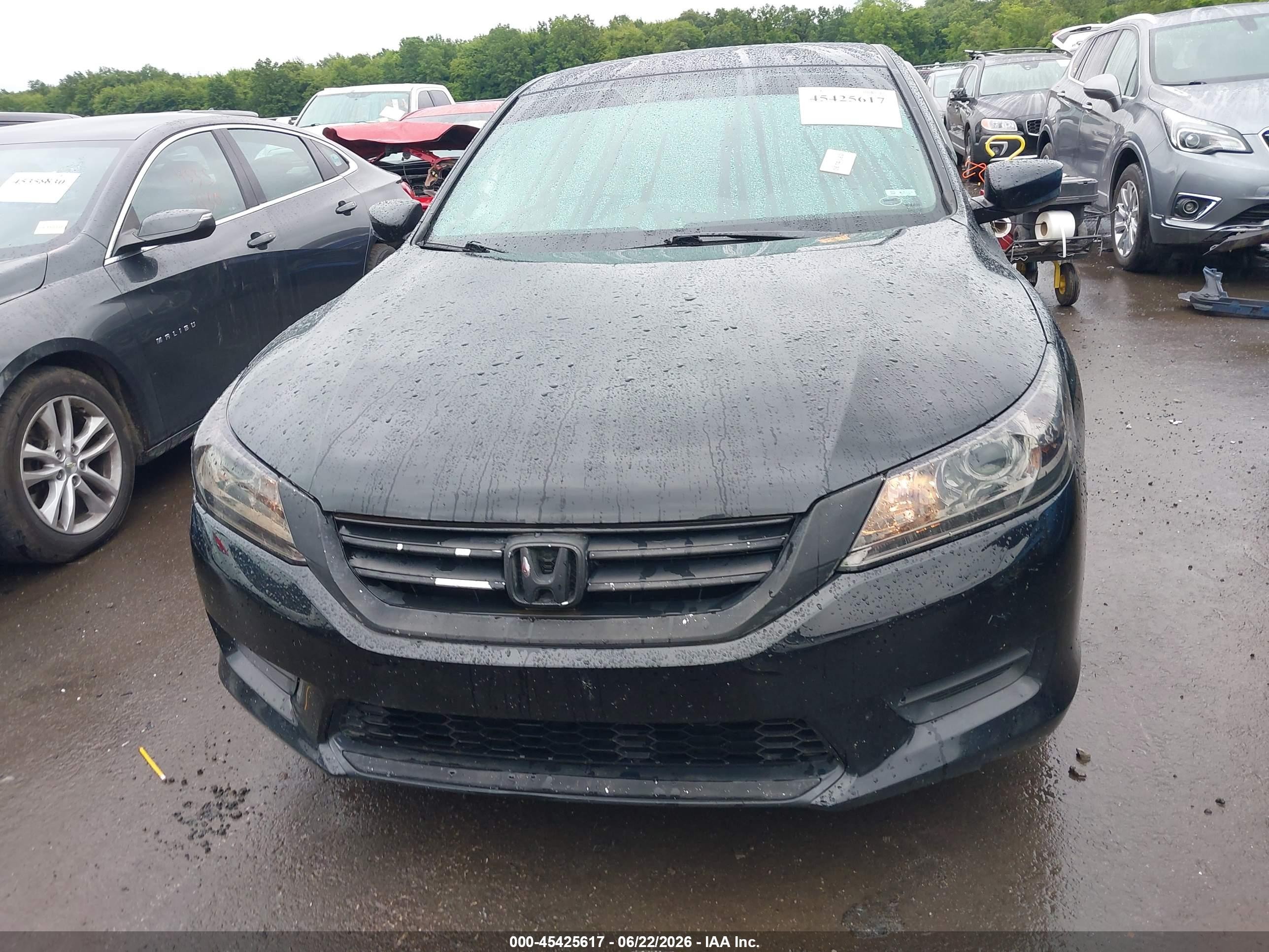 2013 Honda Accord Lx Black vin: 1HGCR2F30DA274977