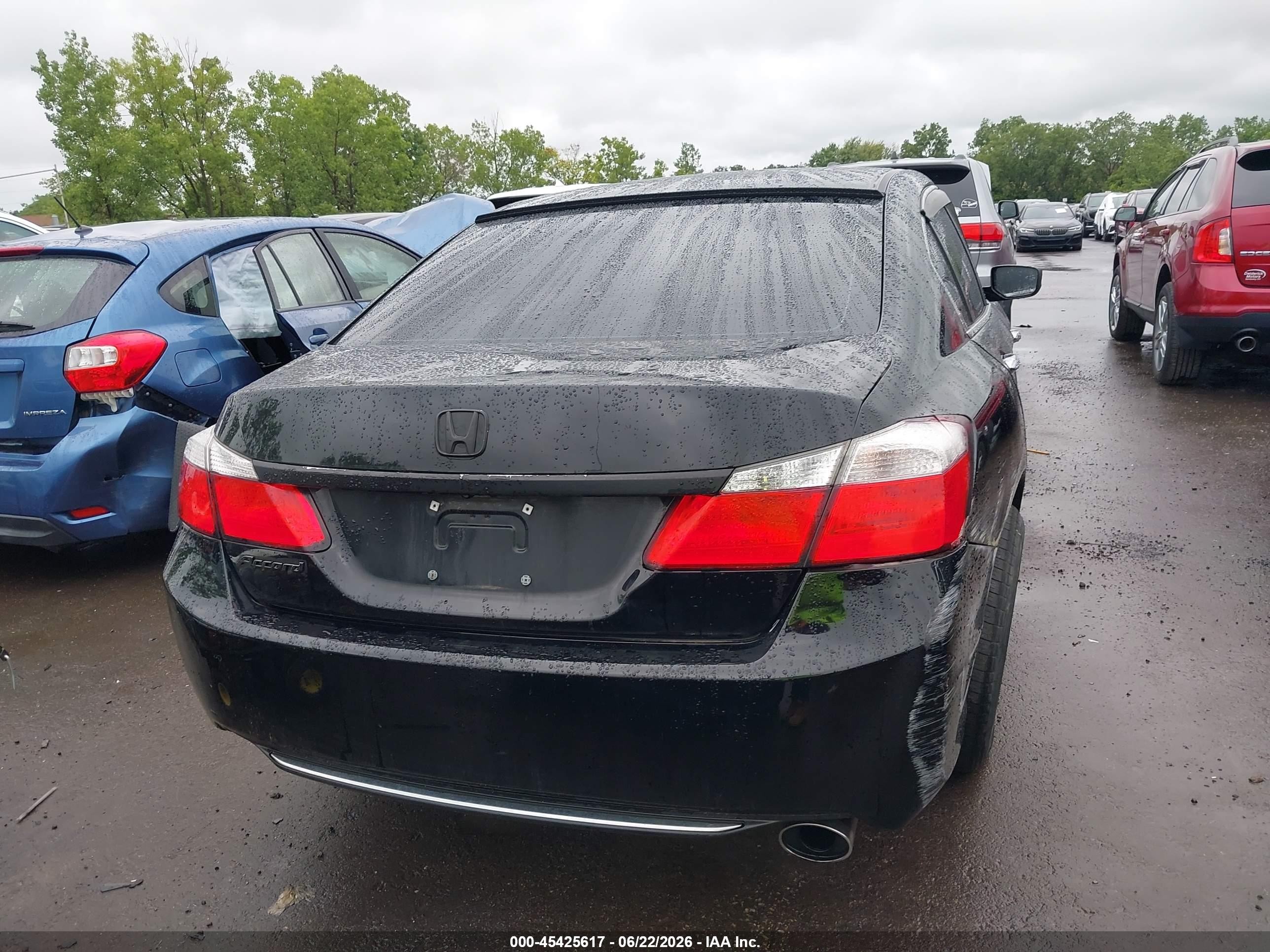 2013 Honda Accord Lx Black vin: 1HGCR2F30DA274977