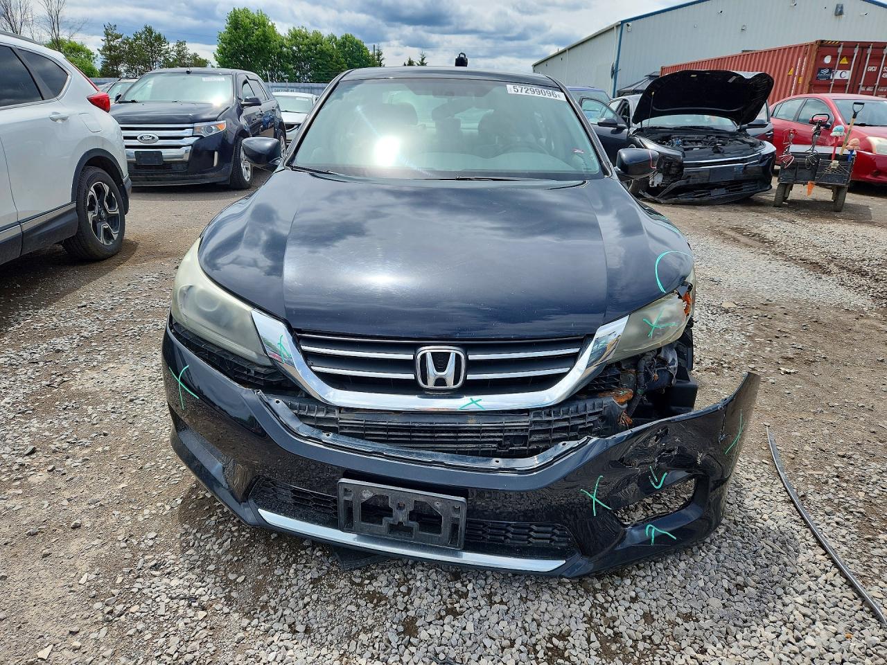 2013 Honda Accord Lx Black vin: 1HGCR2F30DA804123