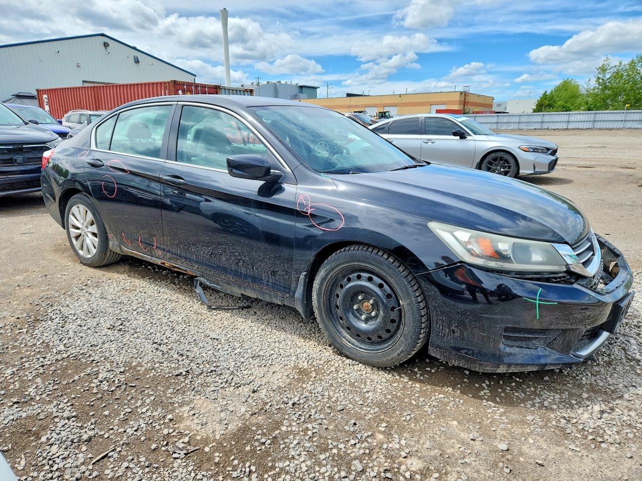 2013 Honda Accord Lx Black vin: 1HGCR2F30DA804123