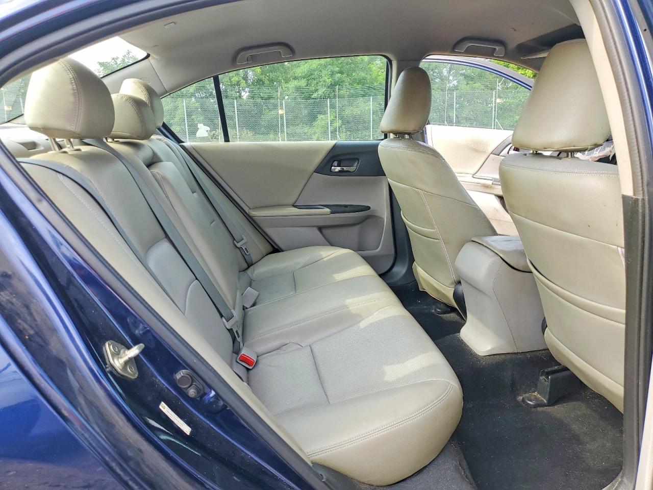 2014 Honda Accord Lx Blue vin: 1HGCR2F30EA000776