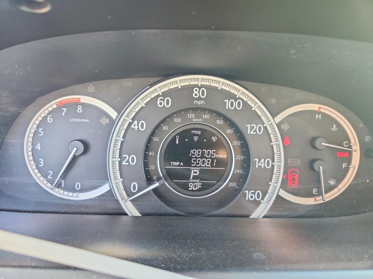 2014 Honda Accord Lx Gray vin: 1HGCR2F30EA040288