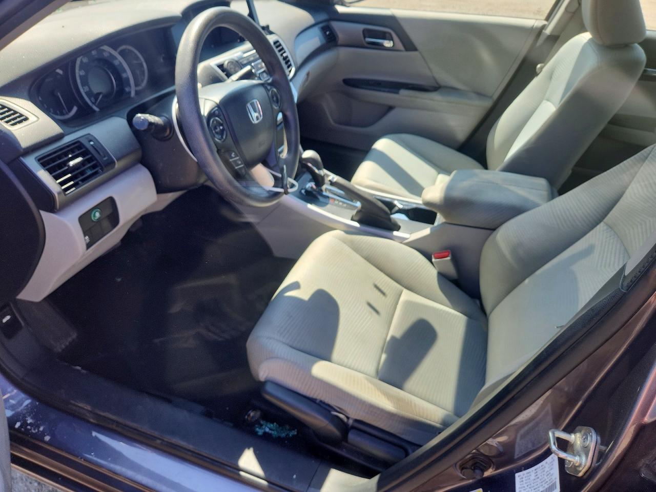 2014 Honda Accord Lx Gray vin: 1HGCR2F30EA040288