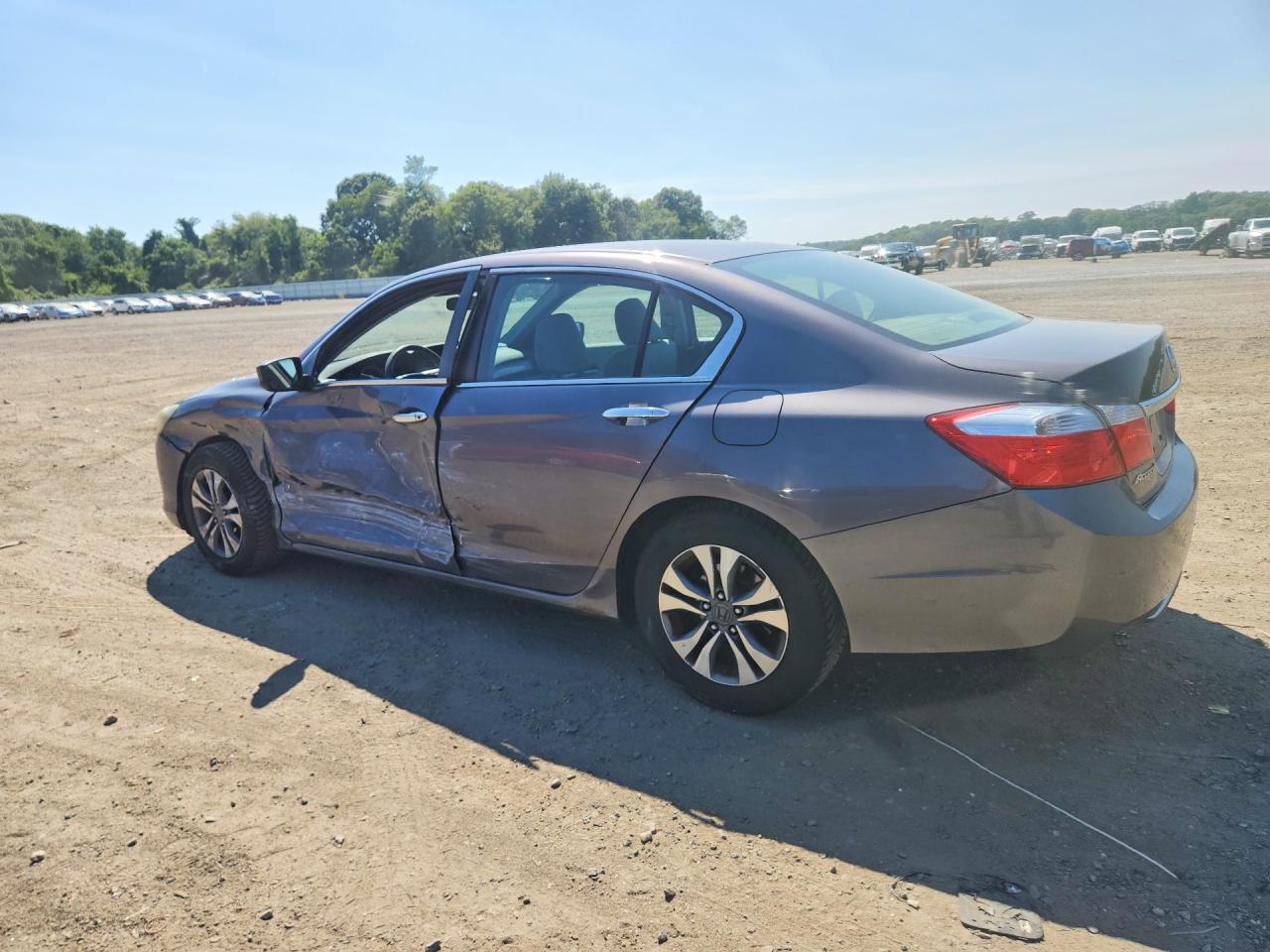 2014 Honda Accord Lx Gray vin: 1HGCR2F30EA040288