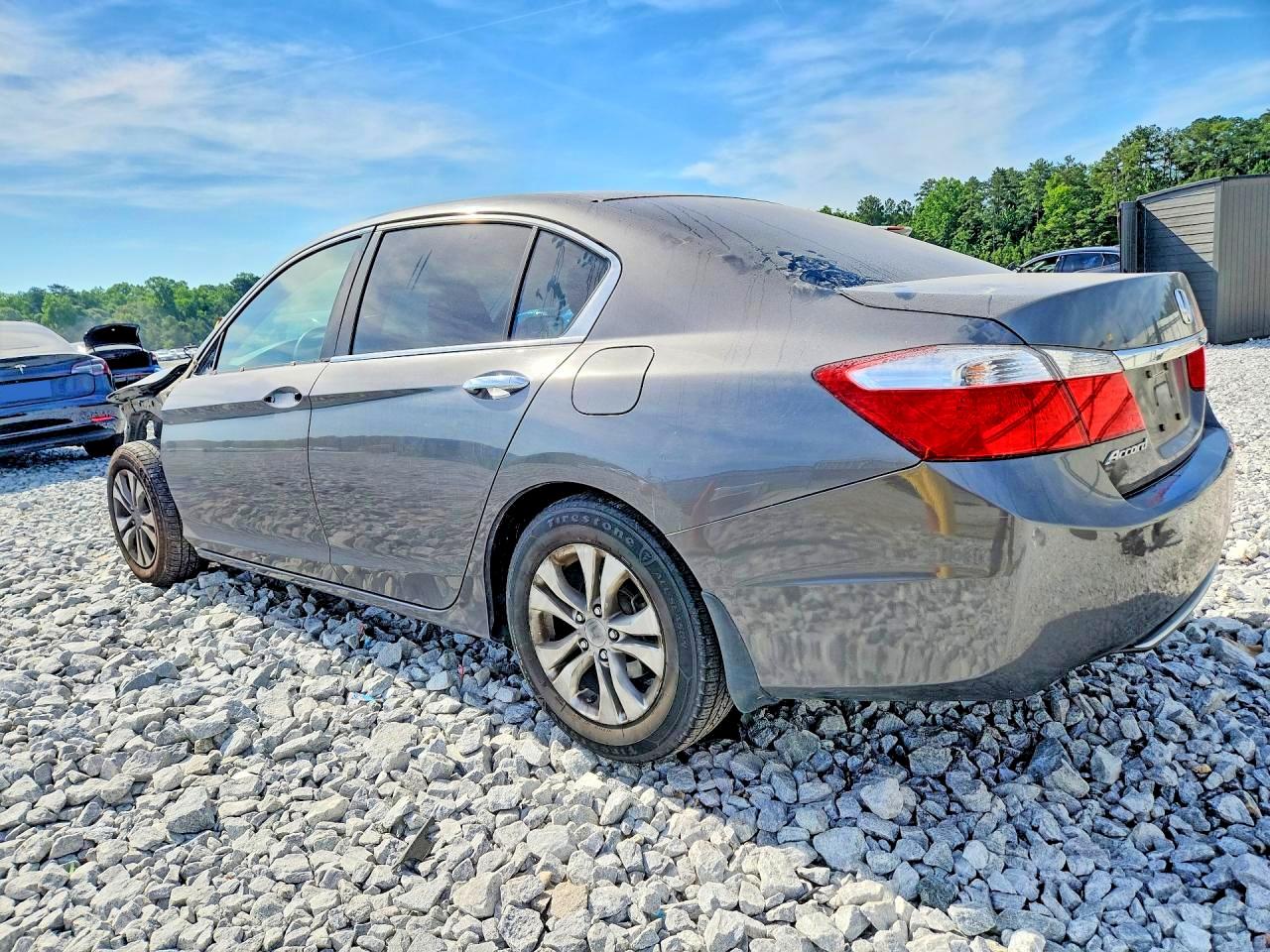 2014 Honda Accord Lx Gray vin: 1HGCR2F30EA044664
