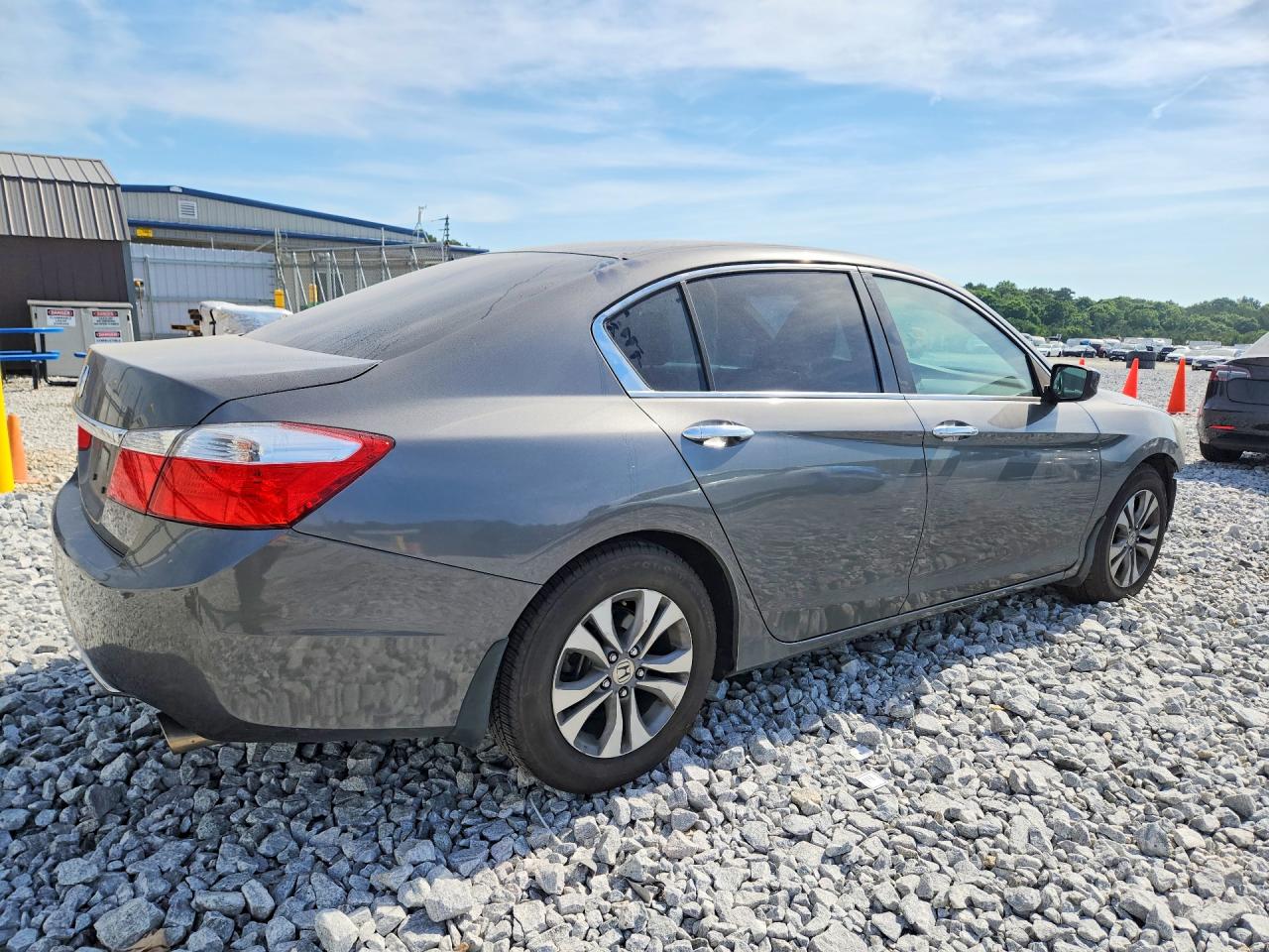 2014 Honda Accord Lx Gray vin: 1HGCR2F30EA044664