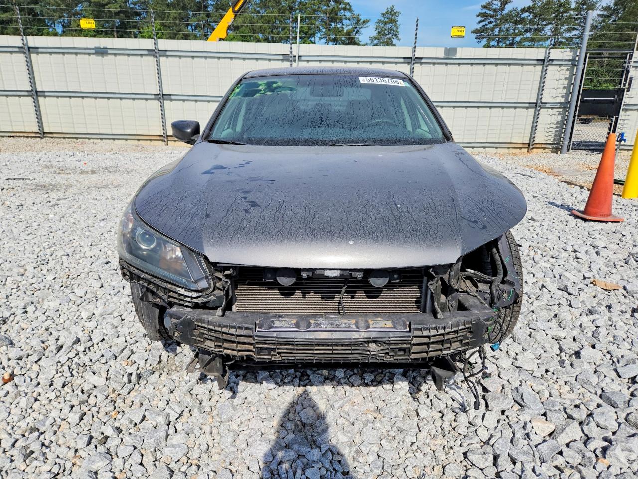 2014 Honda Accord Lx Gray vin: 1HGCR2F30EA044664