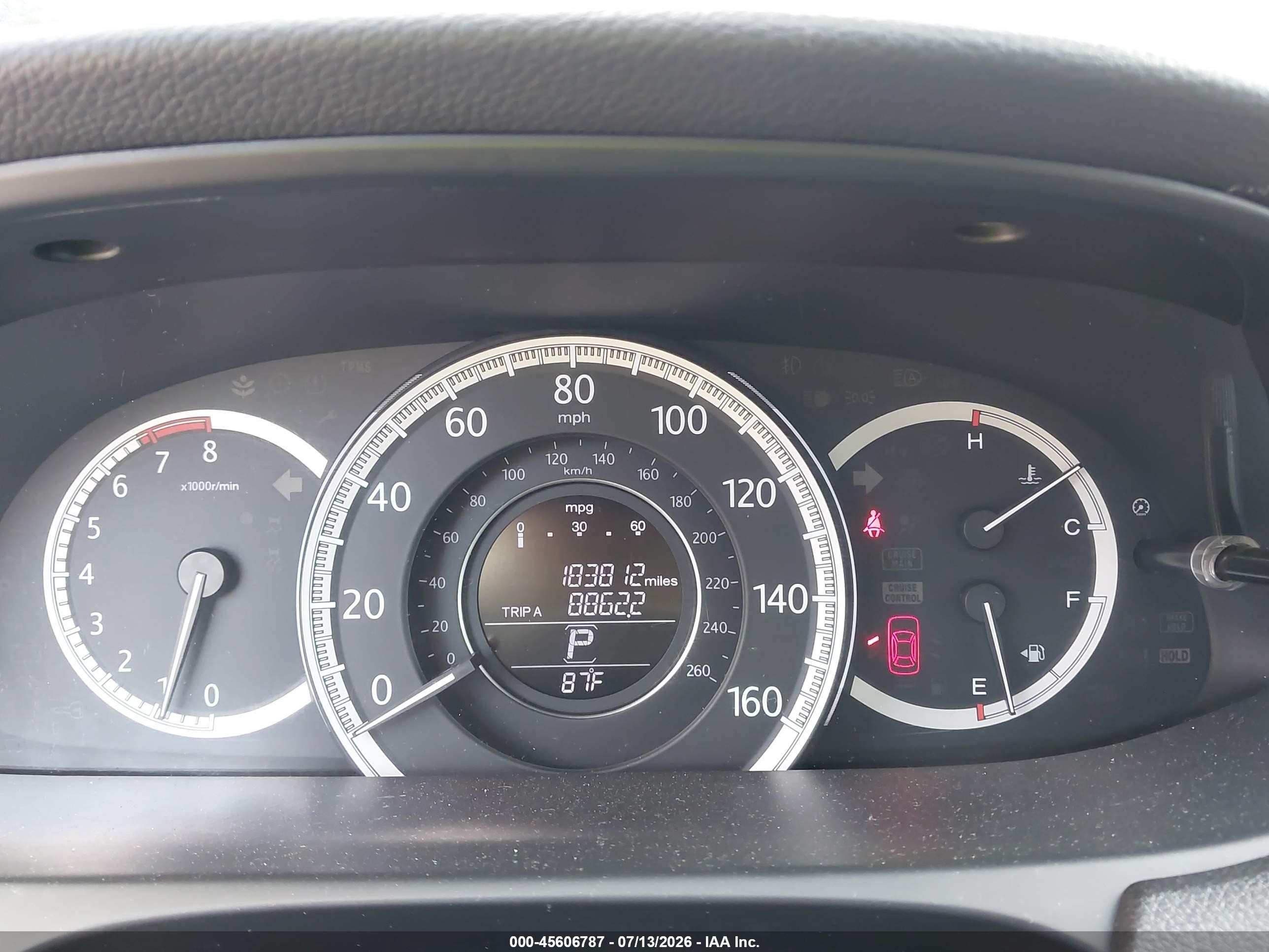 2014 Honda Accord Lx Белый vin: 1HGCR2F30EA063733