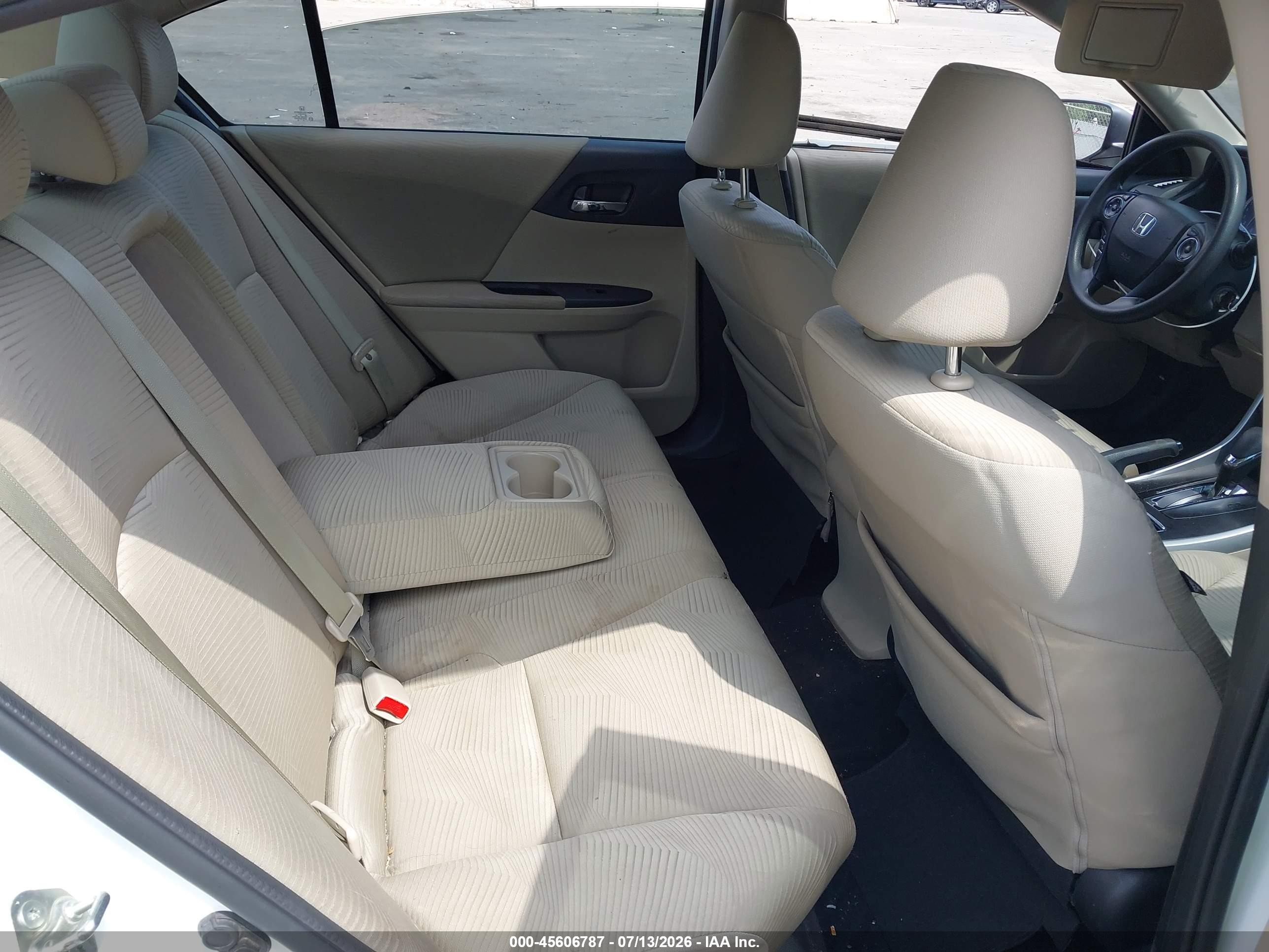 2014 Honda Accord Lx Белый vin: 1HGCR2F30EA063733