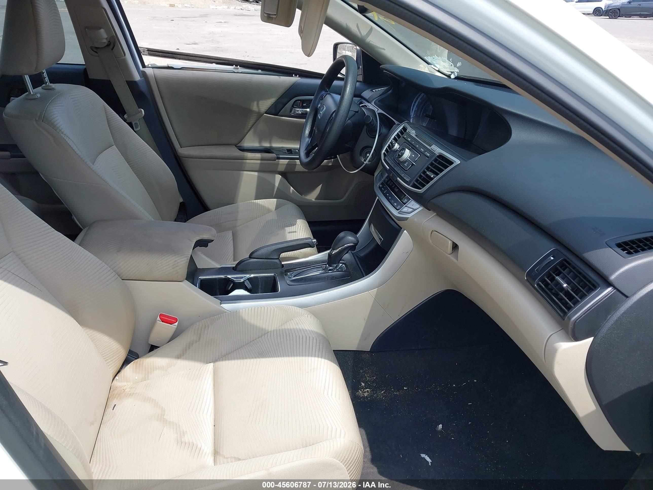 2014 Honda Accord Lx Белый vin: 1HGCR2F30EA063733