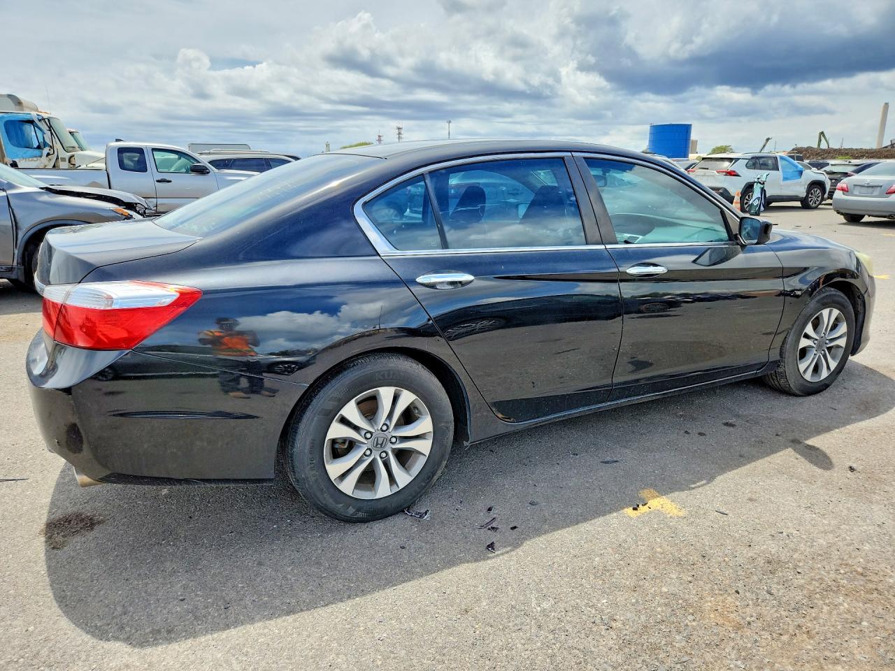 2014 Honda Accord Lx Black vin: 1HGCR2F30EA074280