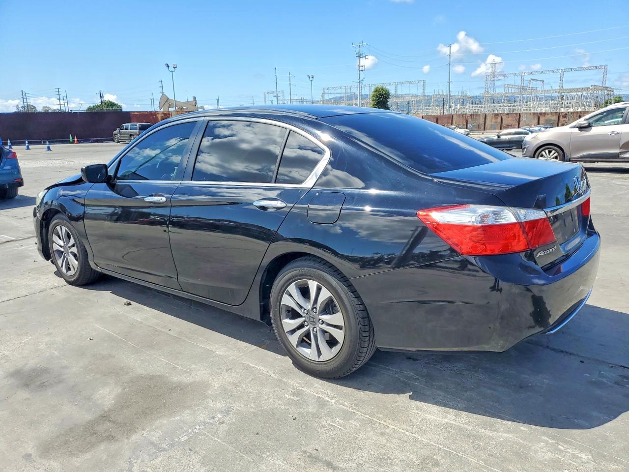 2014 Honda Accord Lx Black vin: 1HGCR2F30EA093430