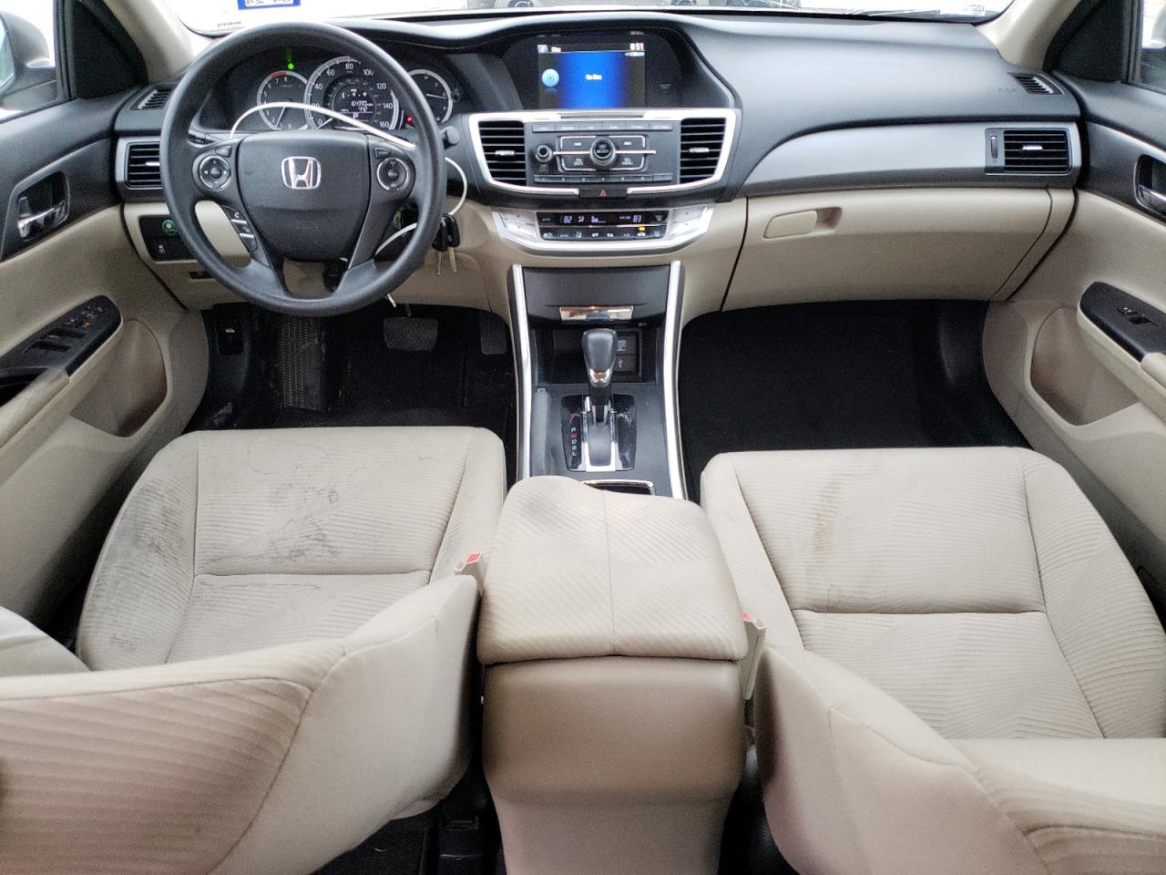 2014 Honda Accord Lx White vin: 1HGCR2F30EA131383