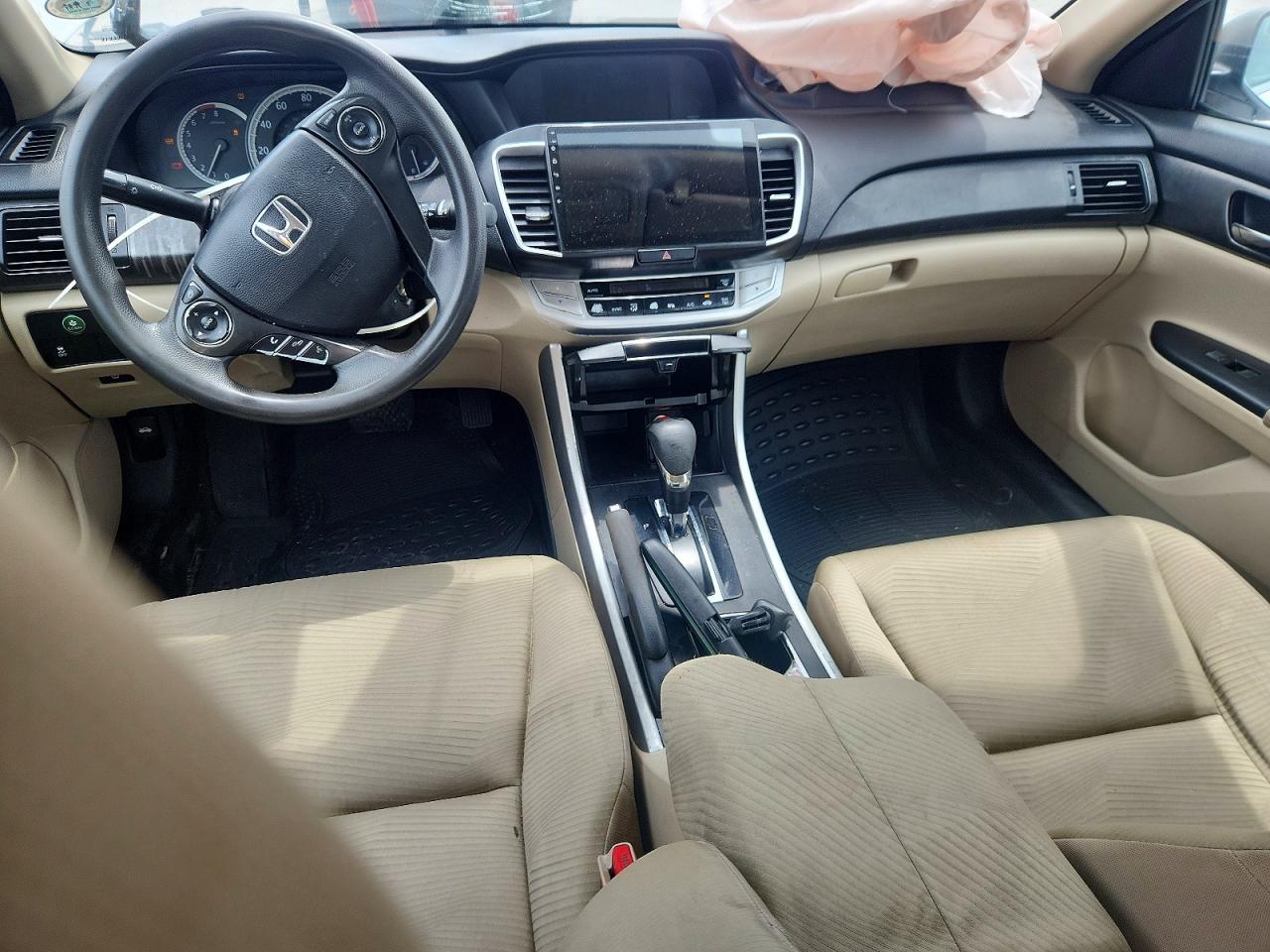 2014 Honda Accord Lx White vin: 1HGCR2F30EA151424